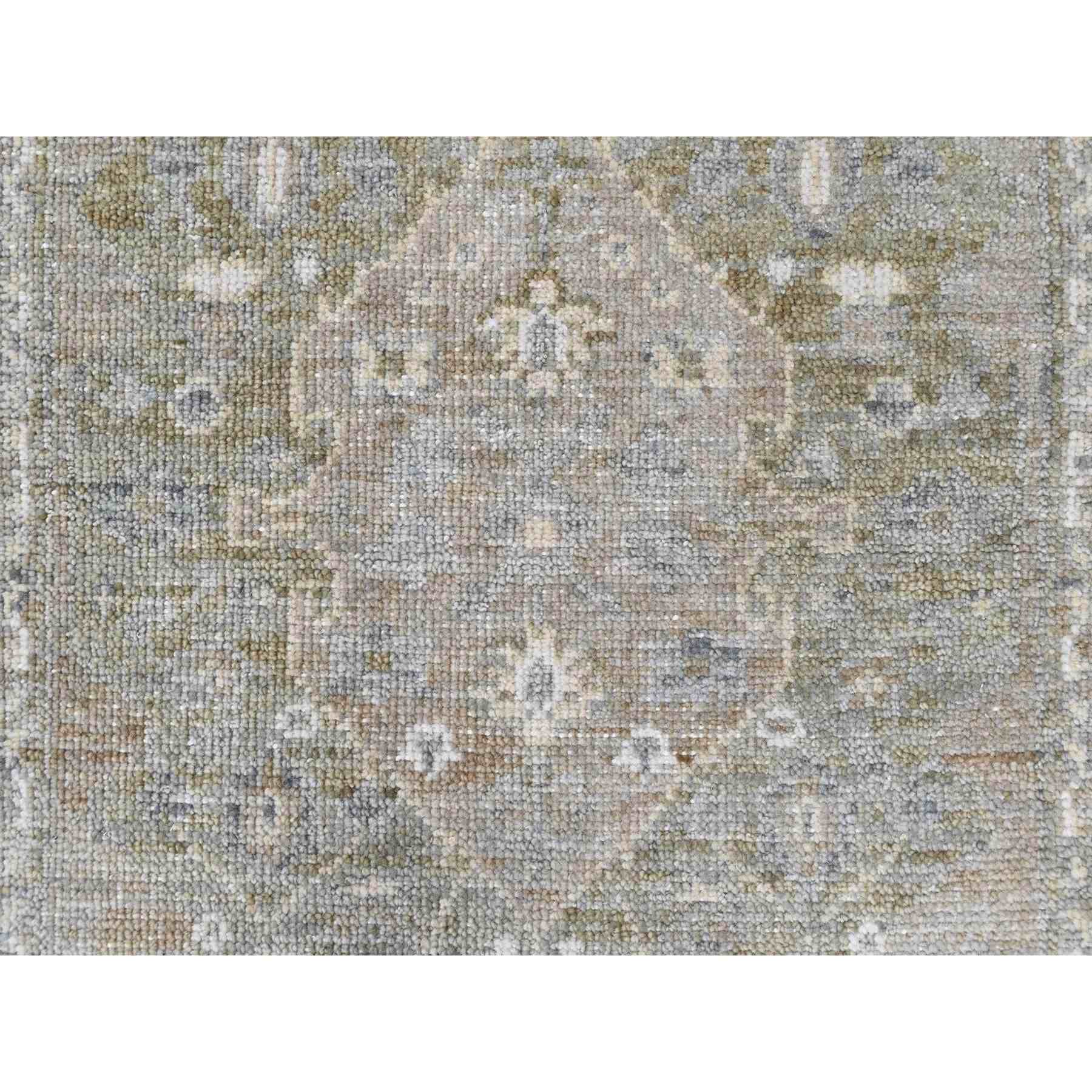 Oushak-And-Peshawar-Hand-Knotted-Rug-51945