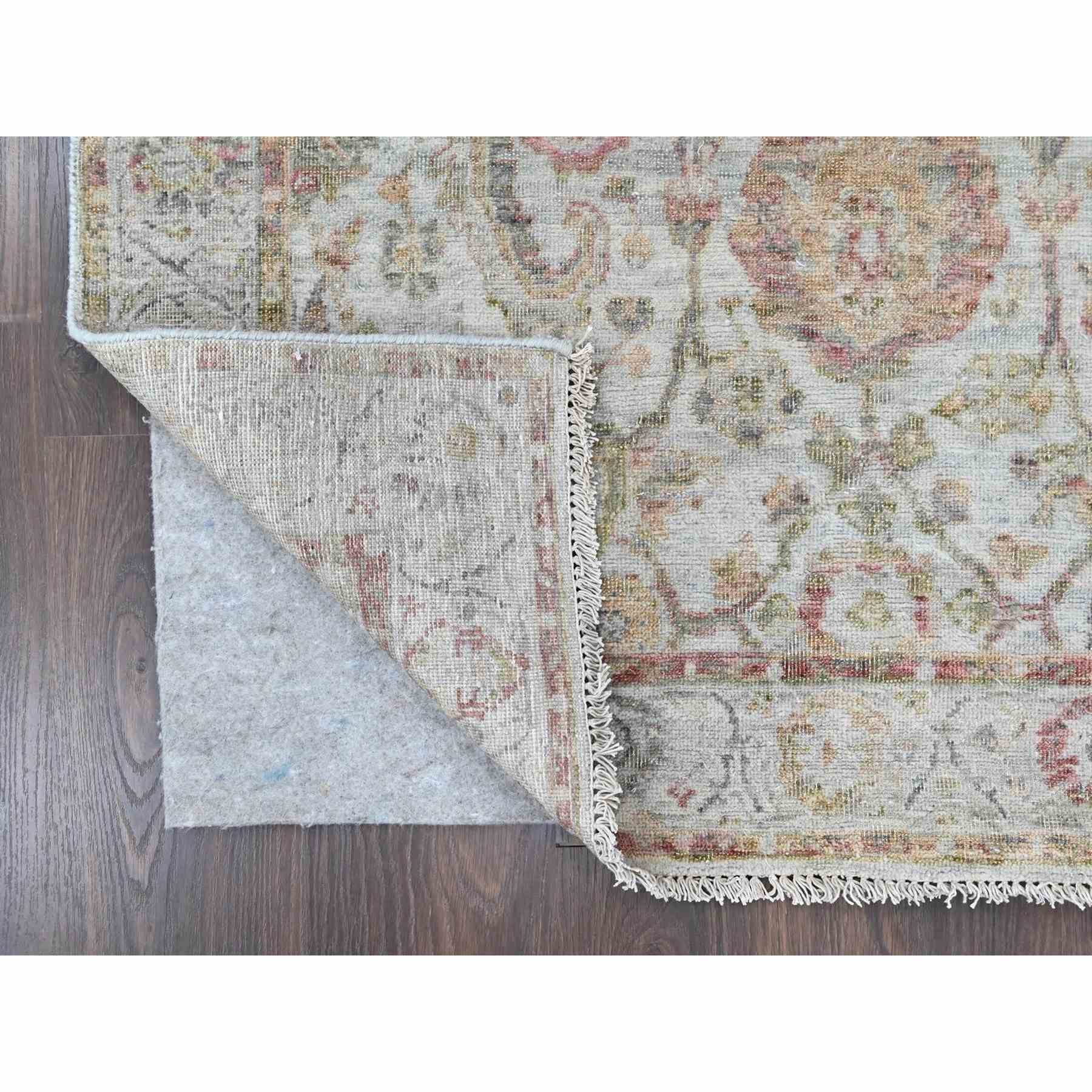 Oushak-And-Peshawar-Hand-Knotted-Rug-51950