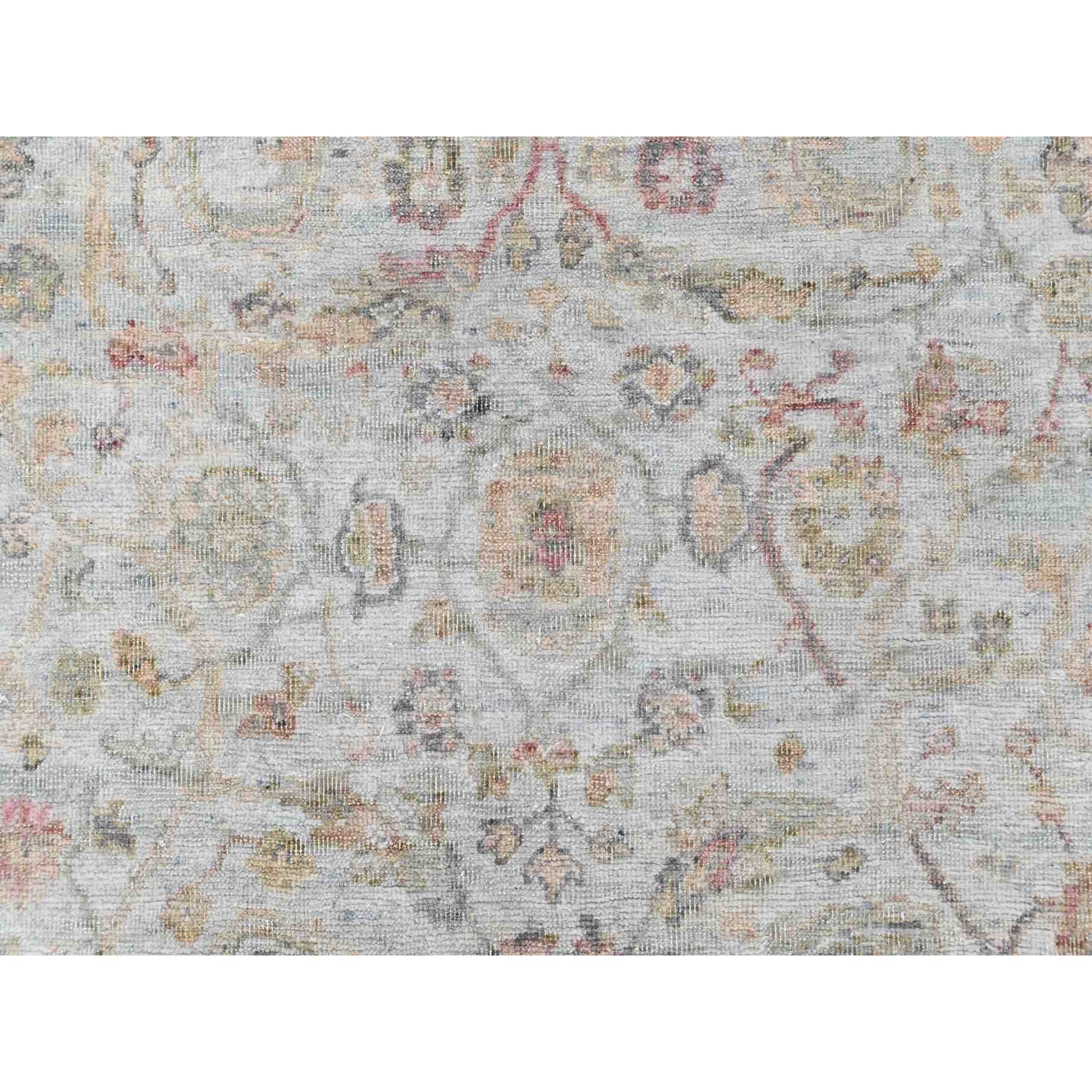 Oushak-And-Peshawar-Hand-Knotted-Rug-51950