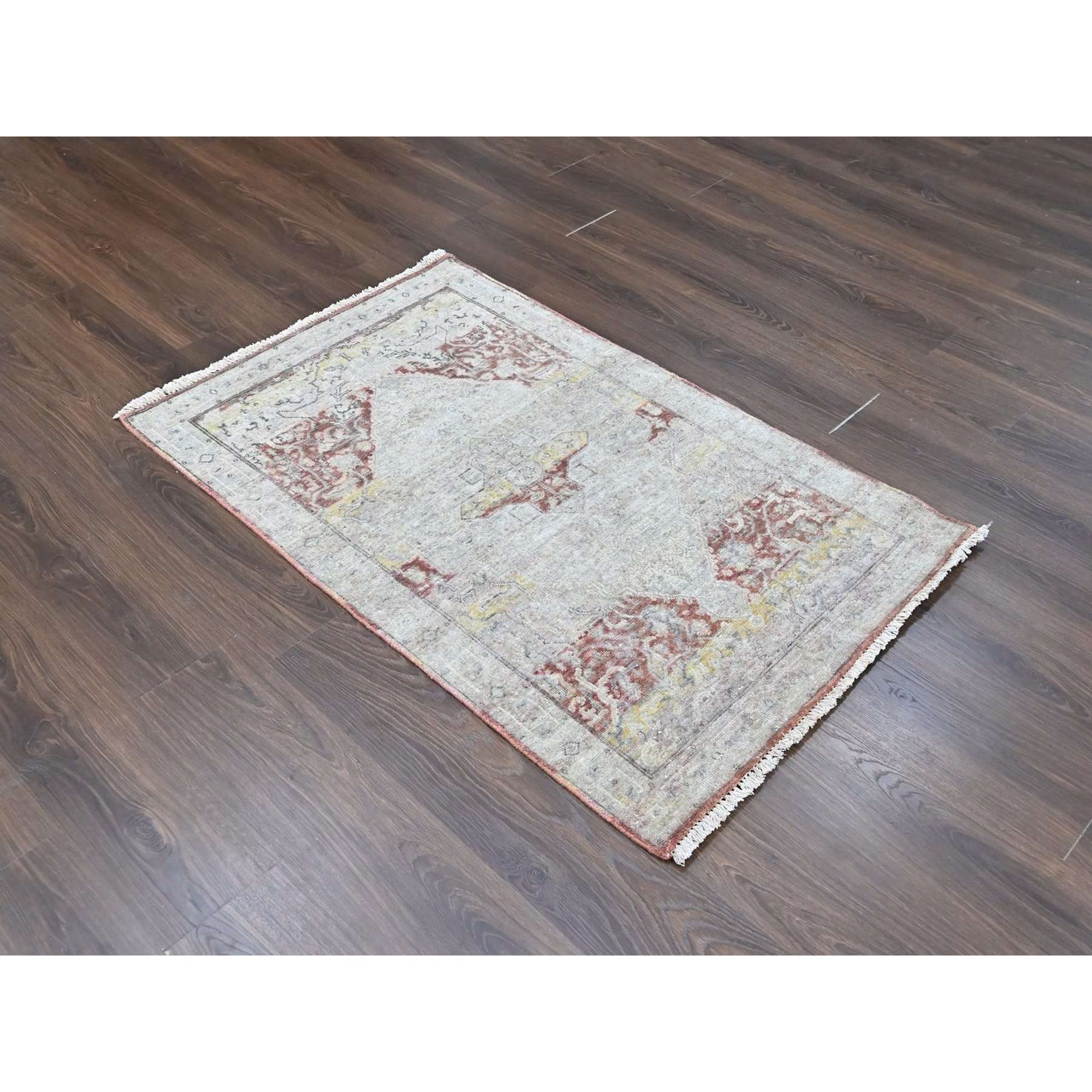 Oushak-And-Peshawar-Hand-Knotted-Rug-51955