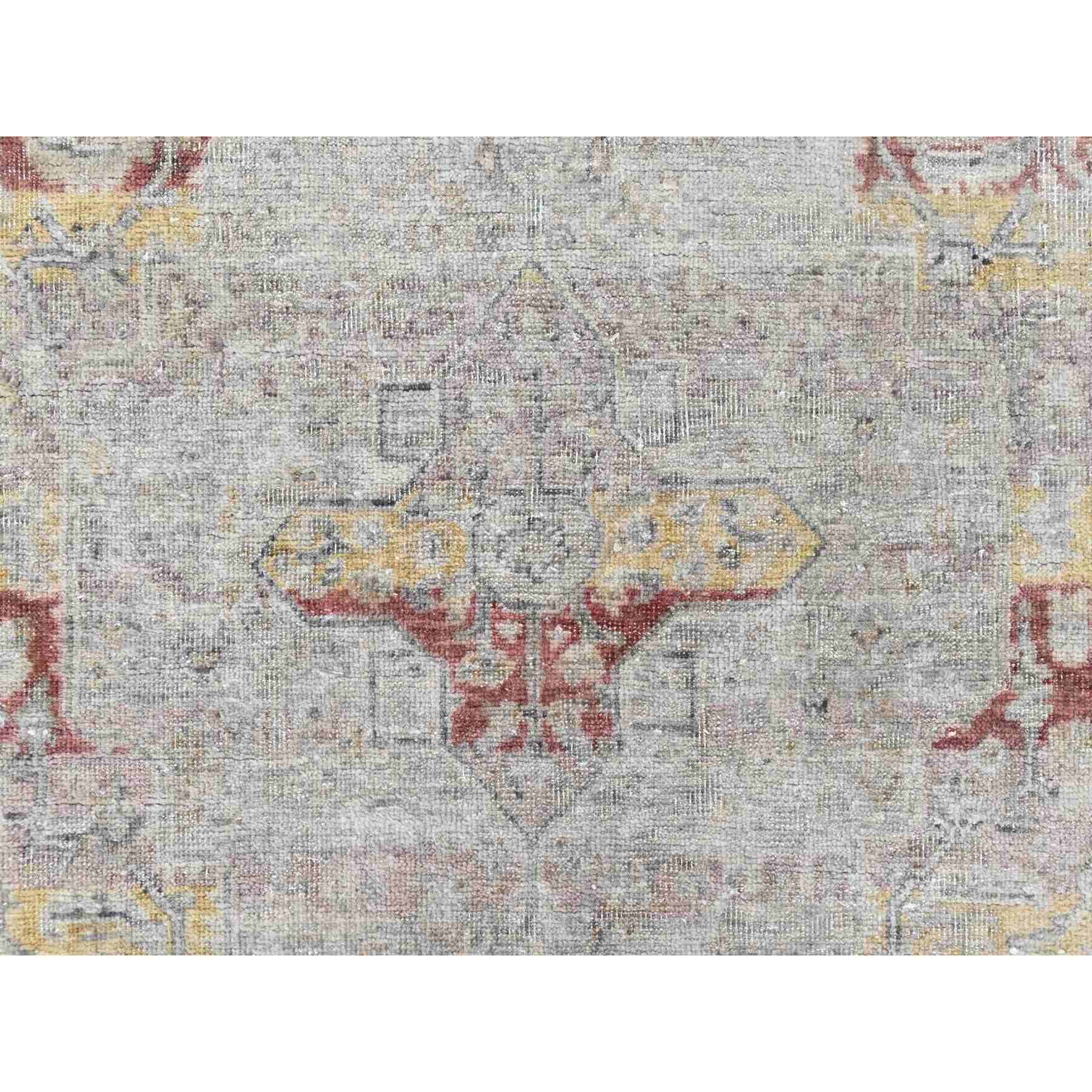 Oushak-And-Peshawar-Hand-Knotted-Rug-51955