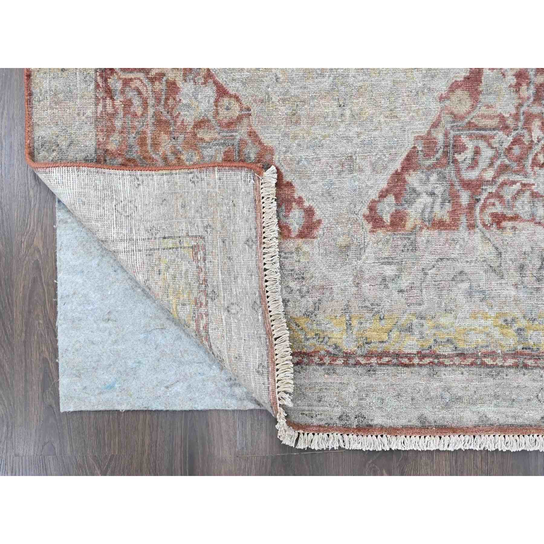 Oushak-And-Peshawar-Hand-Knotted-Rug-51960