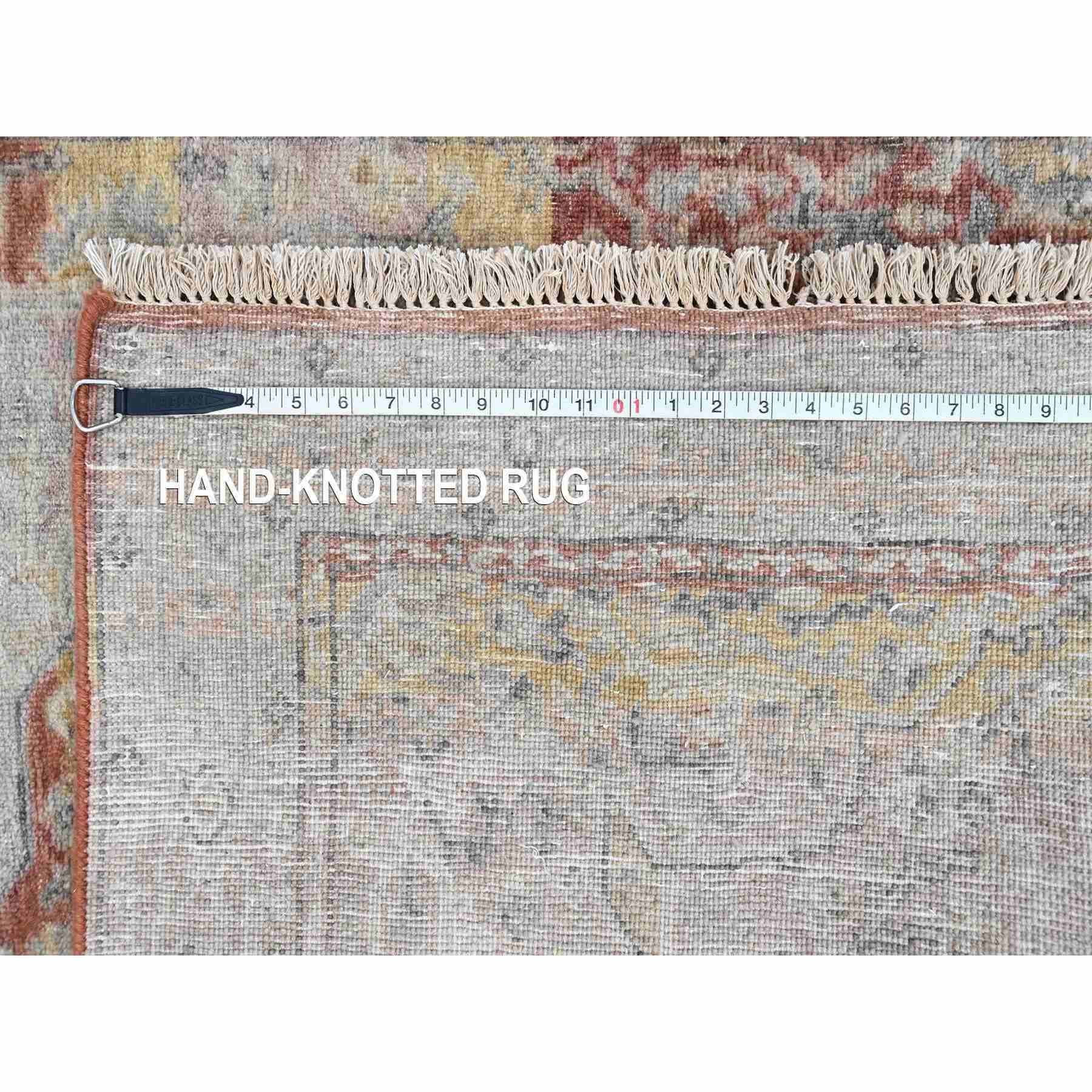 Oushak-And-Peshawar-Hand-Knotted-Rug-51960