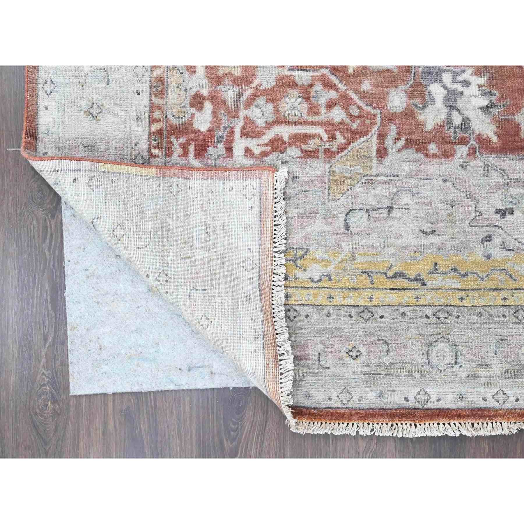 Oushak-And-Peshawar-Hand-Knotted-Rug-51970