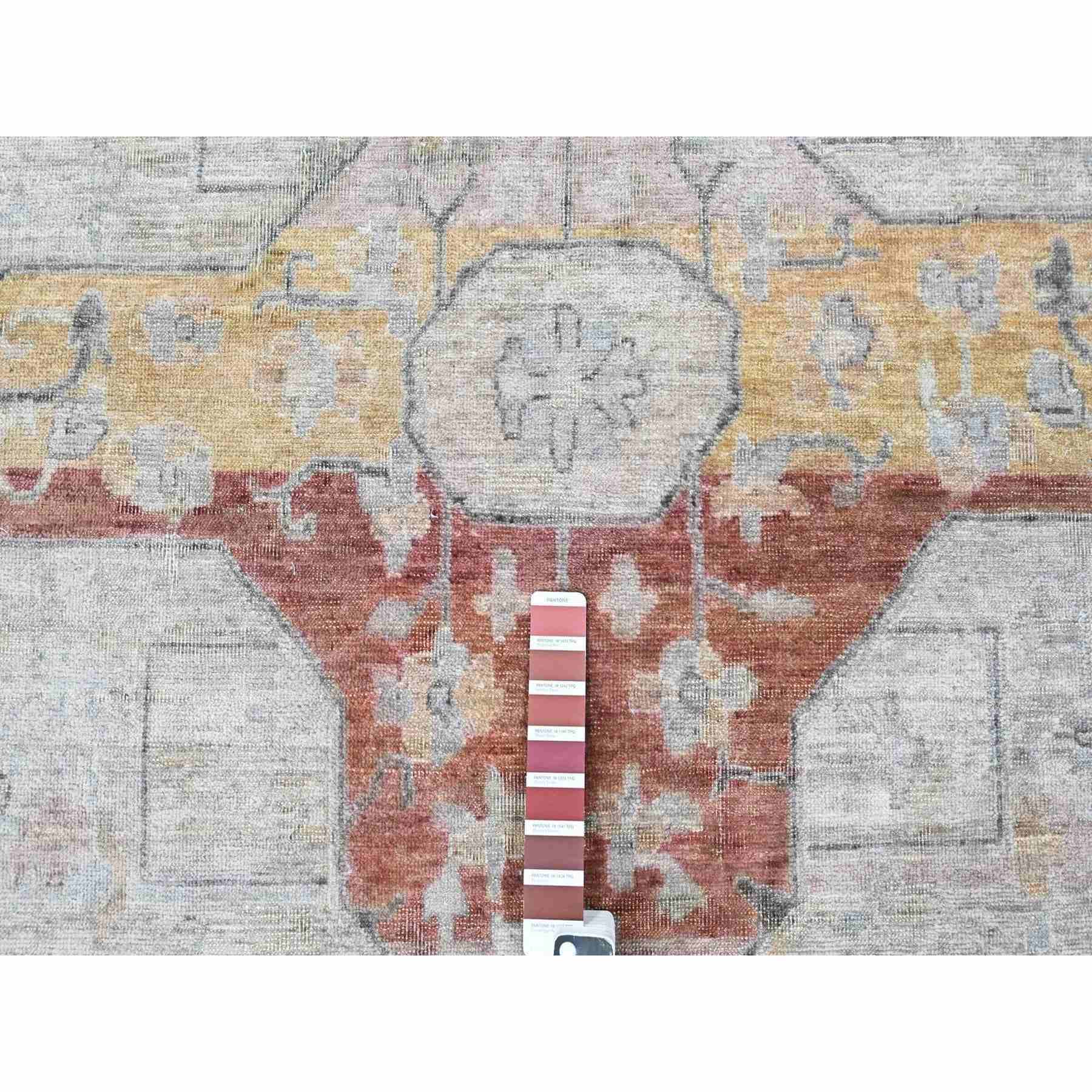 Oushak-And-Peshawar-Hand-Knotted-Rug-51980