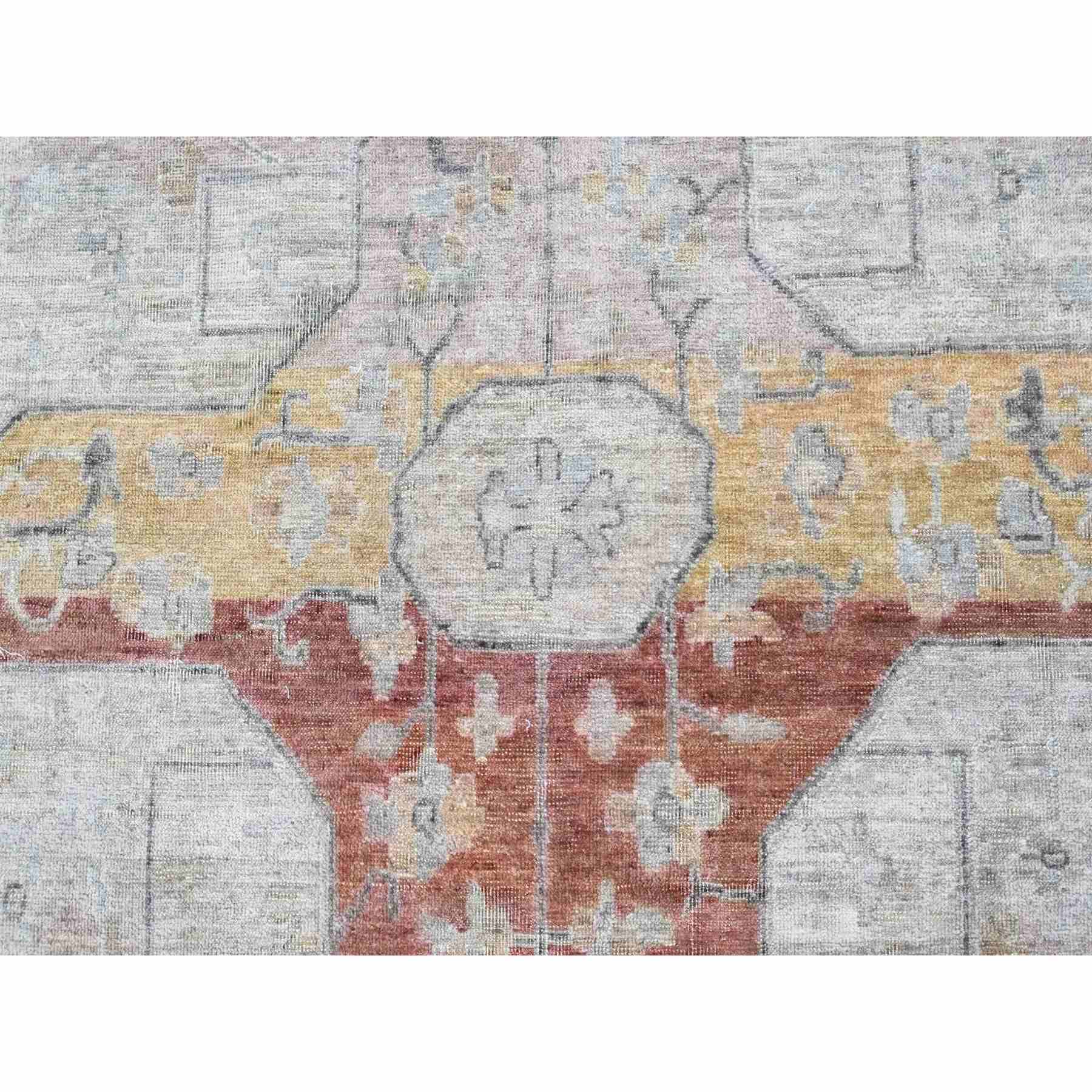 Oushak-And-Peshawar-Hand-Knotted-Rug-51980