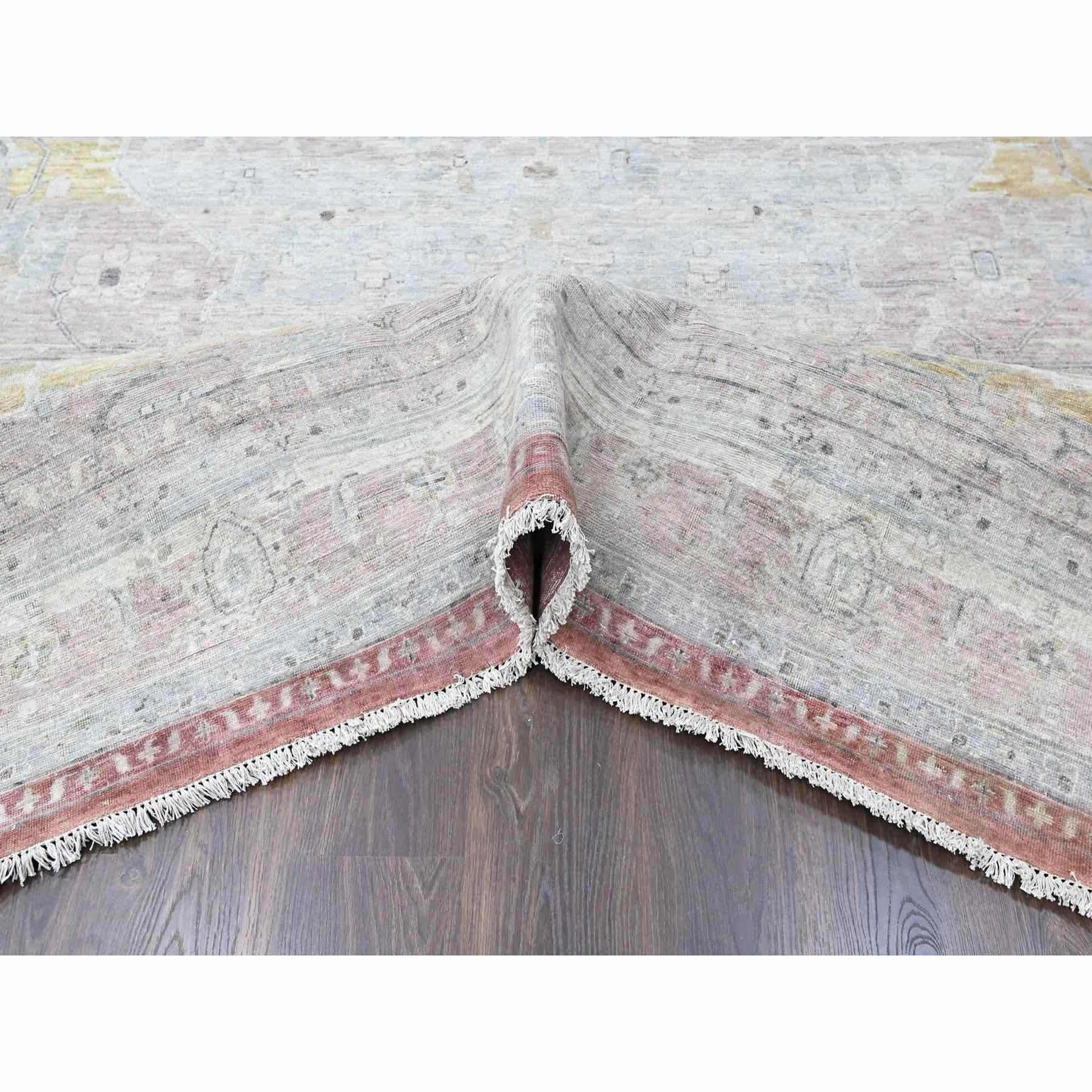 Oushak-And-Peshawar-Hand-Knotted-Rug-51985