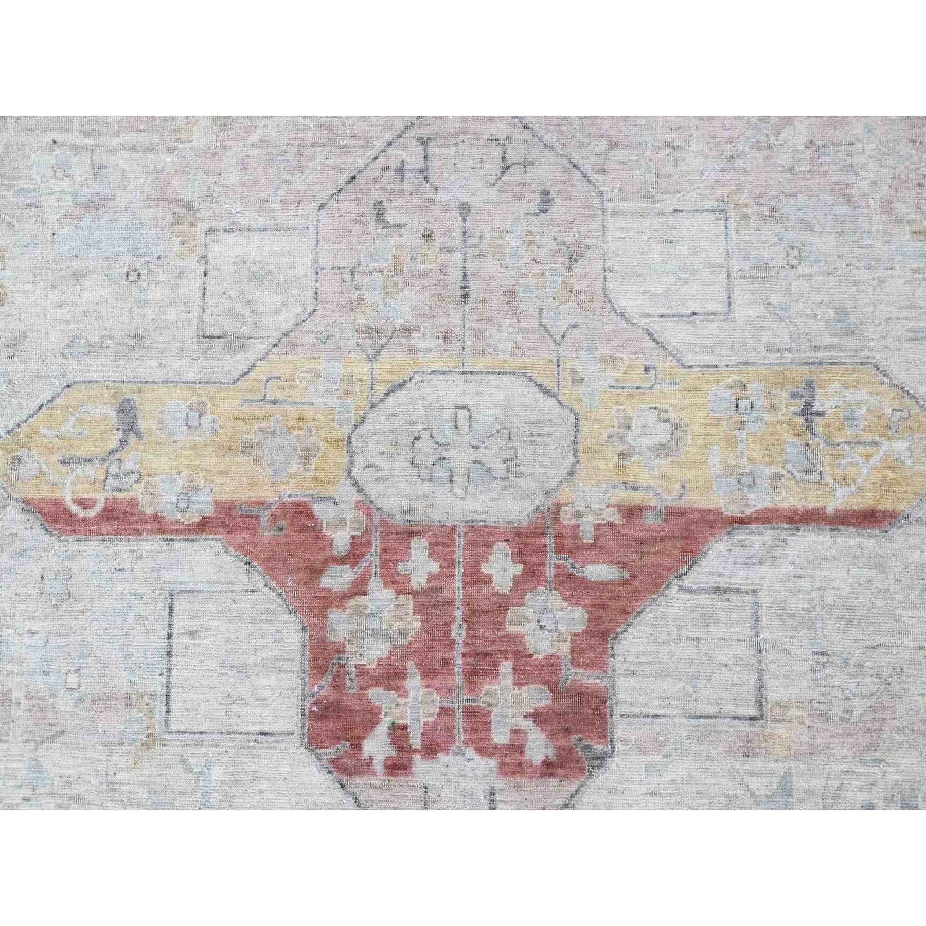 Oushak-And-Peshawar-Hand-Knotted-Rug-51985