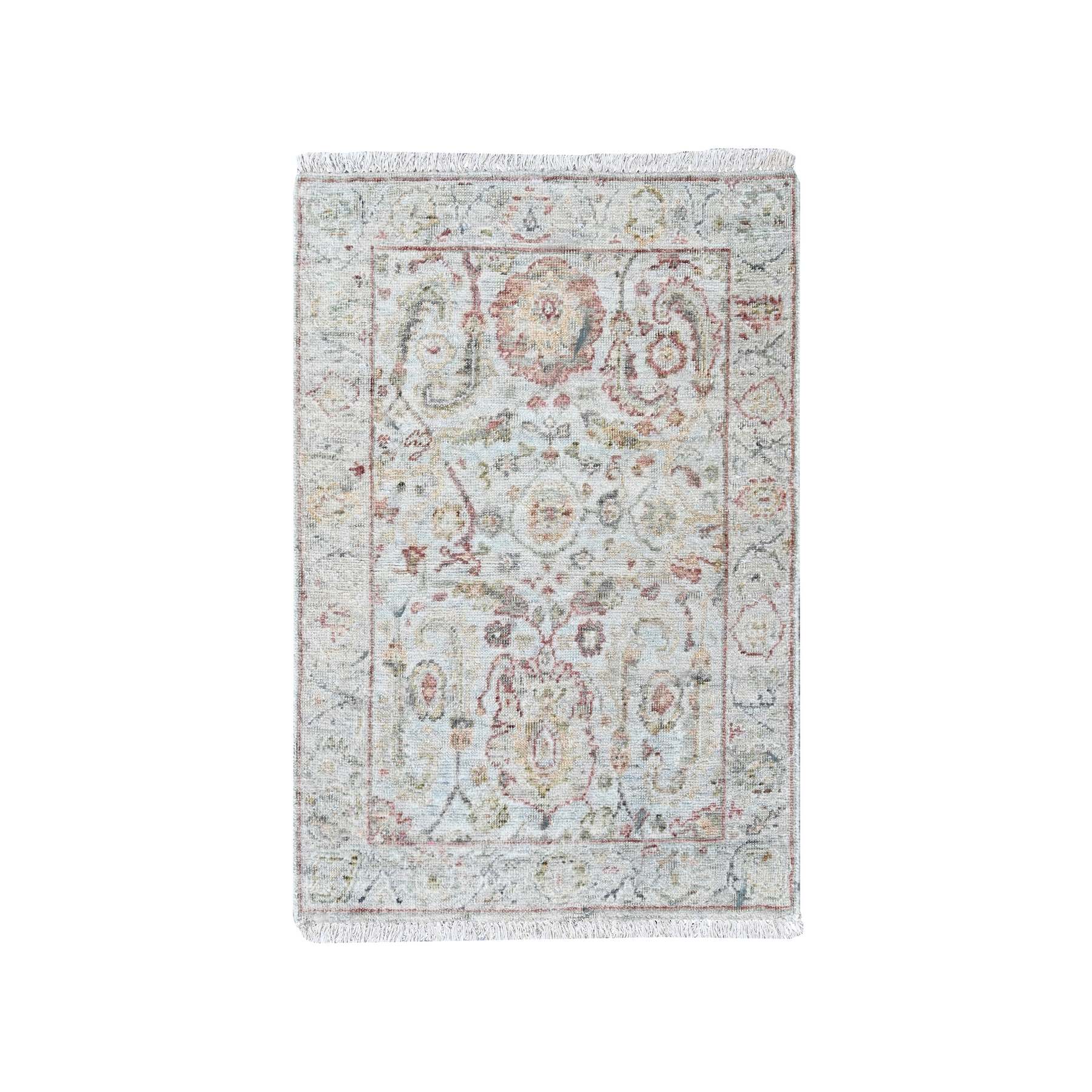 Oushak-And-Peshawar-Hand-Knotted-Rug-51990