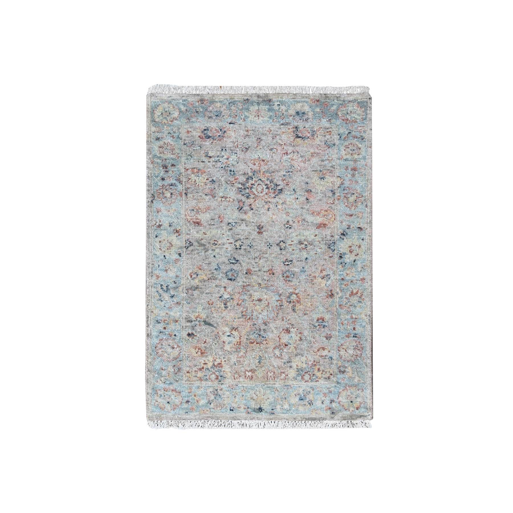Oushak-And-Peshawar-Hand-Knotted-Rug-51995