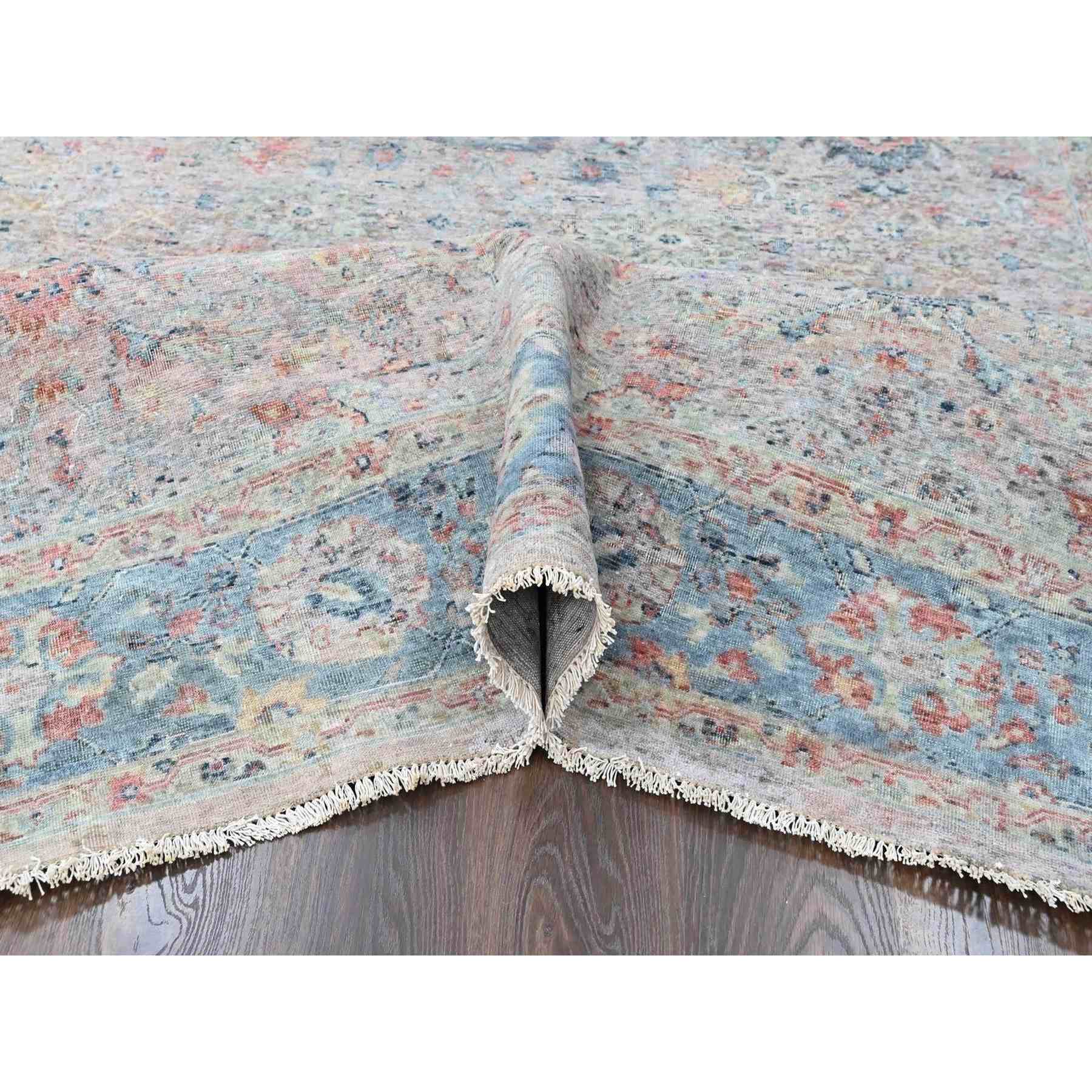 Oushak-And-Peshawar-Hand-Knotted-Rug-52000