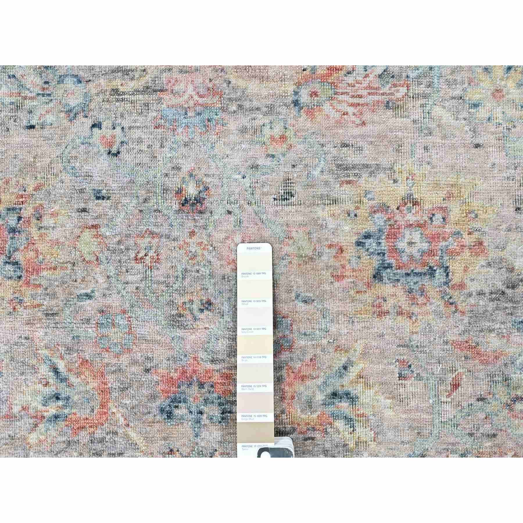 Oushak-And-Peshawar-Hand-Knotted-Rug-52000