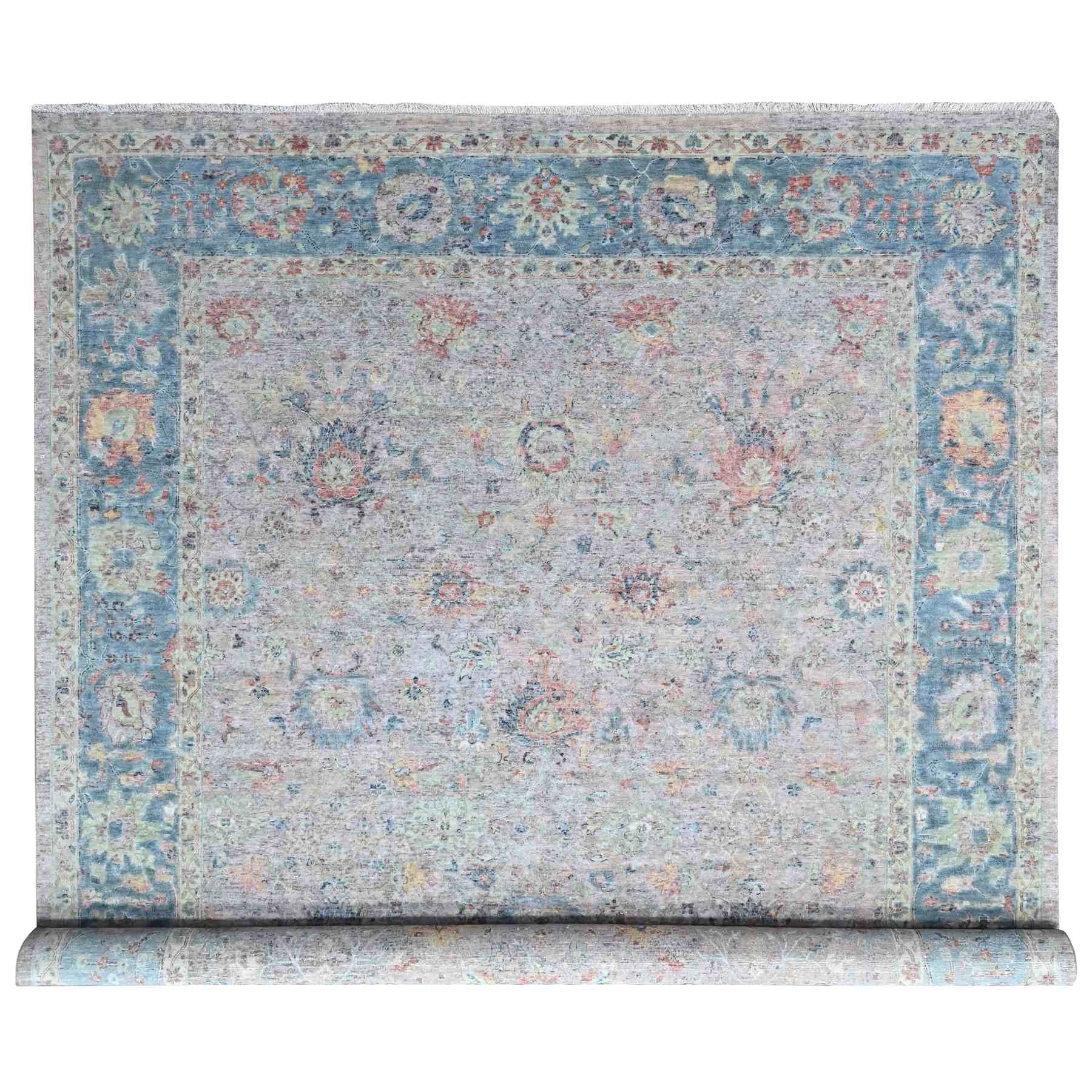 Oushak-And-Peshawar-Hand-Knotted-Rug-52005