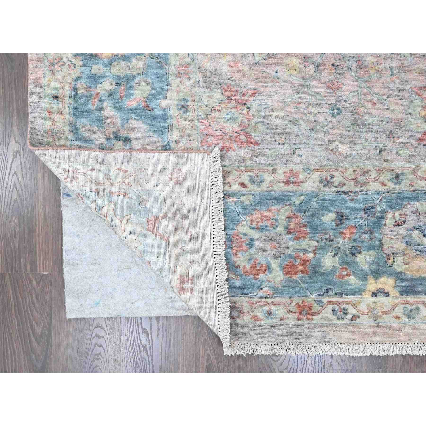 Oushak-And-Peshawar-Hand-Knotted-Rug-52005