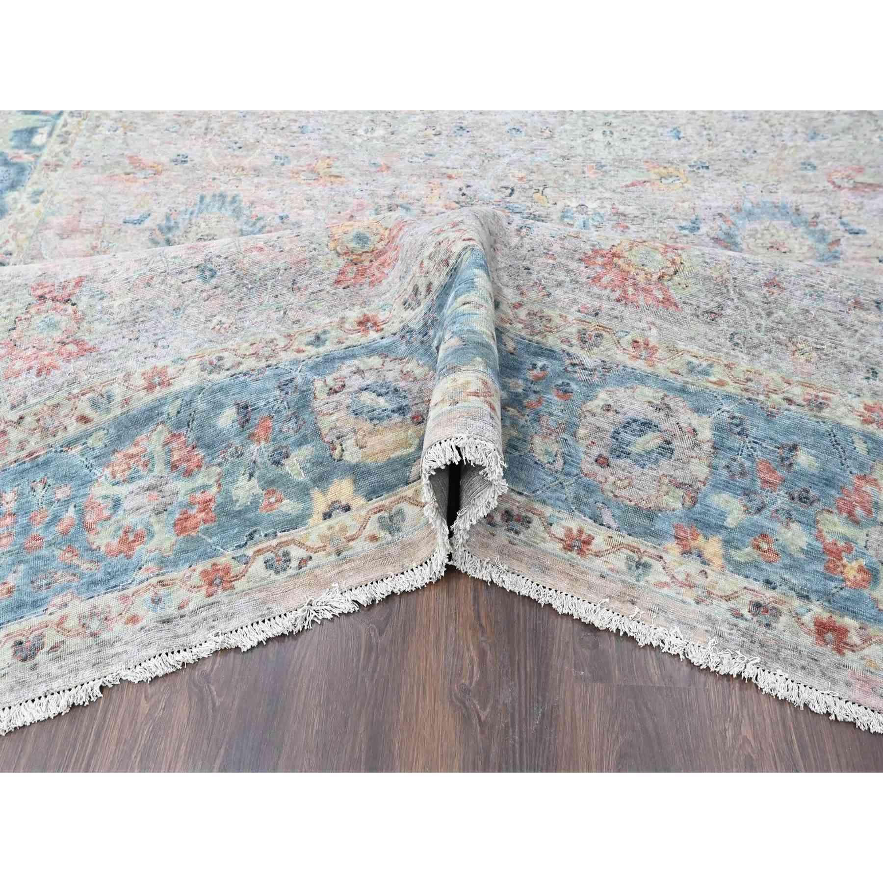 Oushak-And-Peshawar-Hand-Knotted-Rug-52005