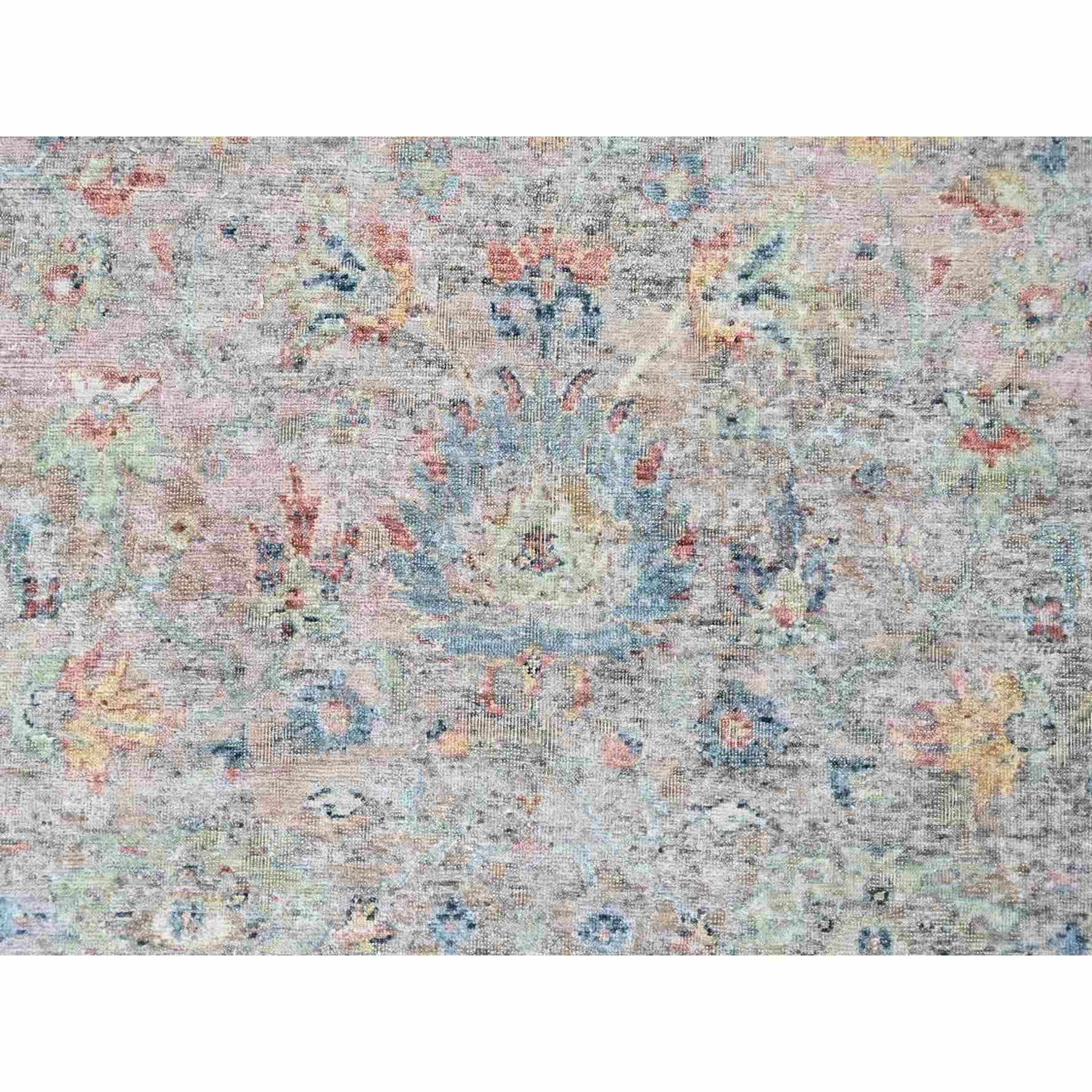 Oushak-And-Peshawar-Hand-Knotted-Rug-52005