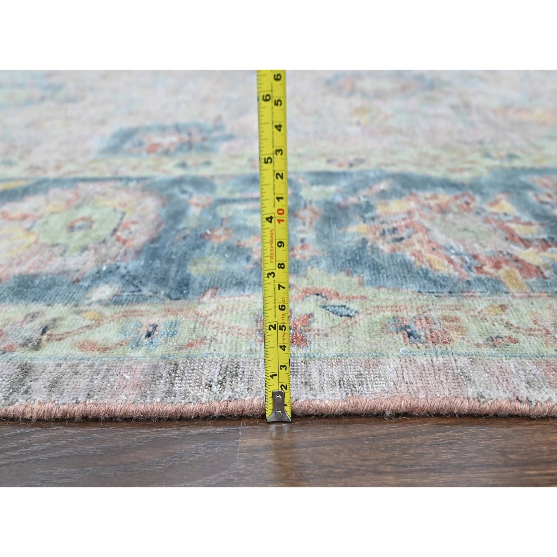 Oushak-And-Peshawar-Hand-Knotted-Rug-52005