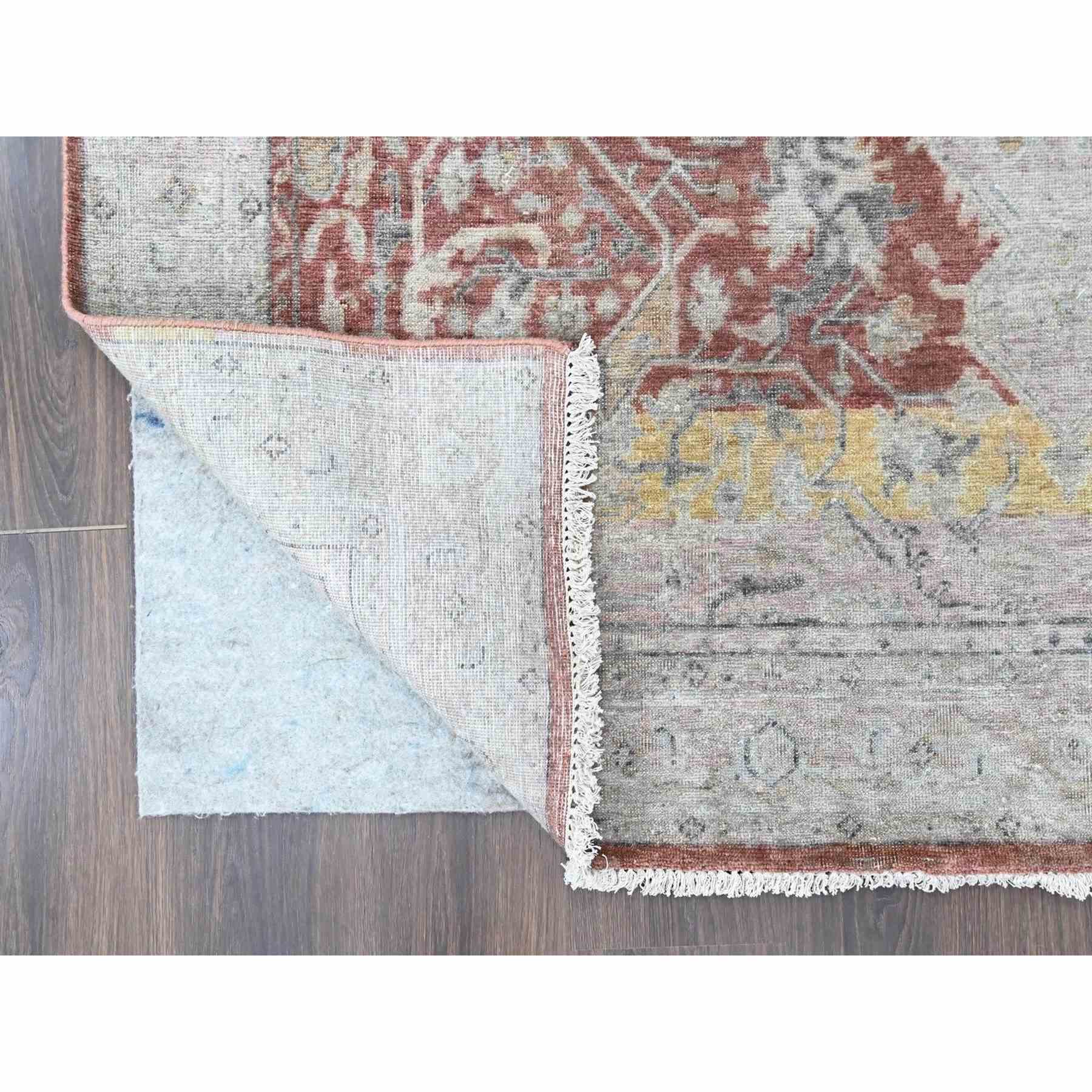 Oushak-And-Peshawar-Hand-Knotted-Rug-52010