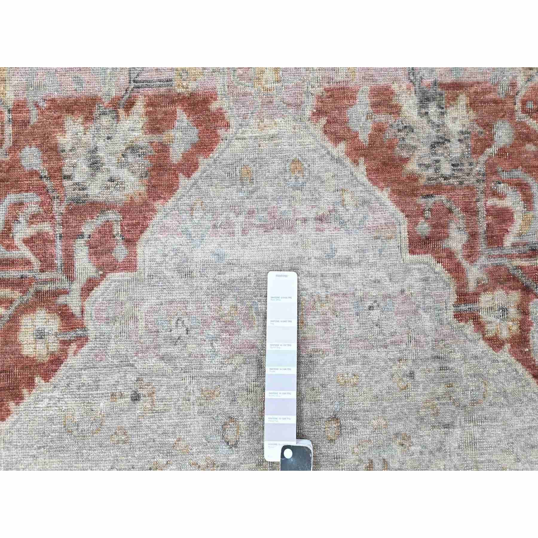 Oushak-And-Peshawar-Hand-Knotted-Rug-52010
