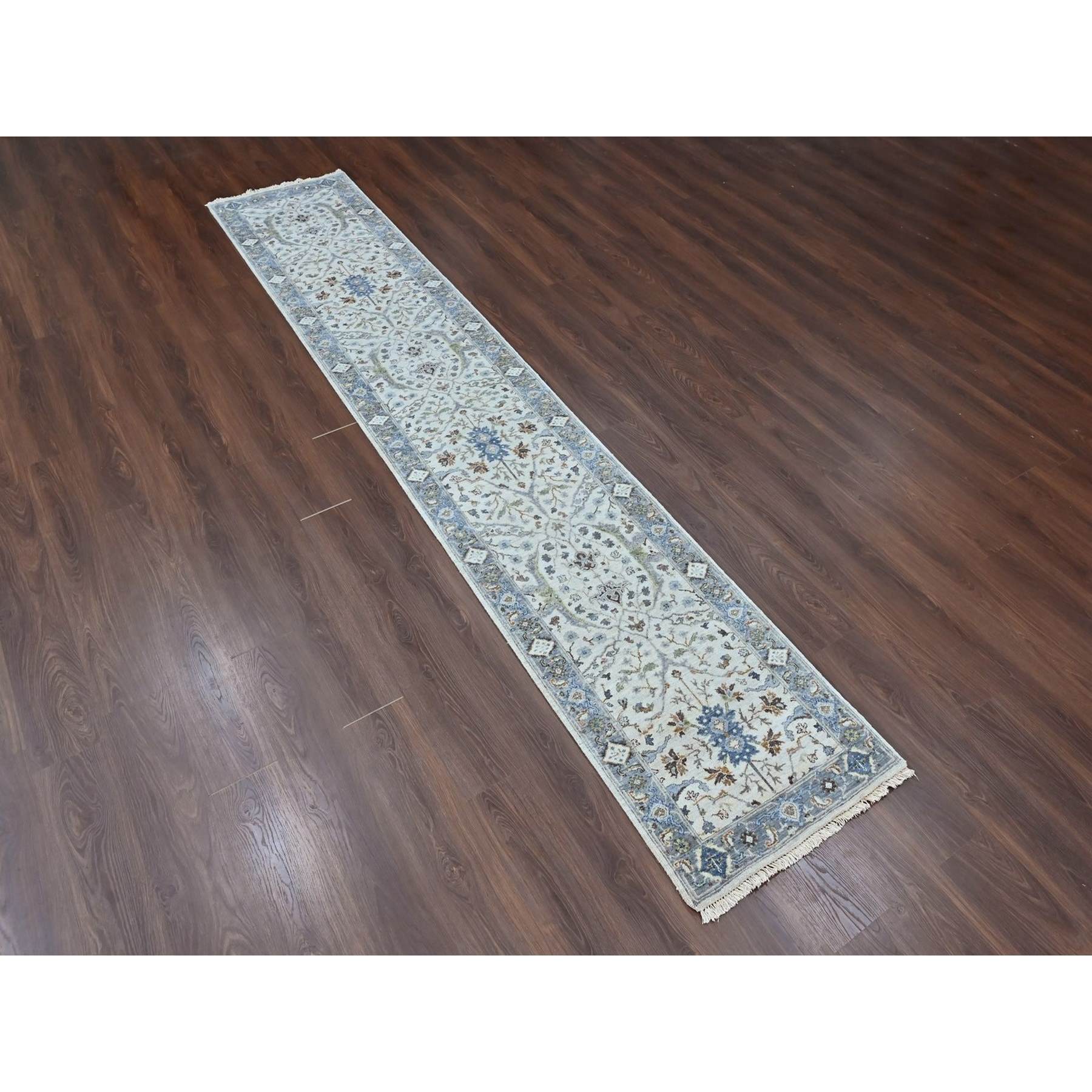 Oushak-And-Peshawar-Hand-Knotted-Rug-52030