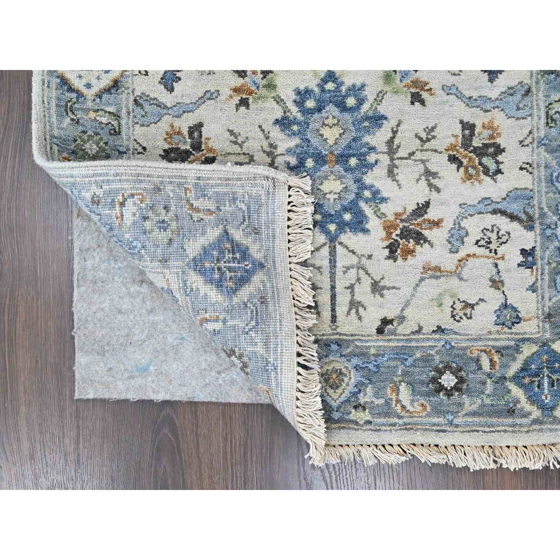 Oushak-And-Peshawar-Hand-Knotted-Rug-52030