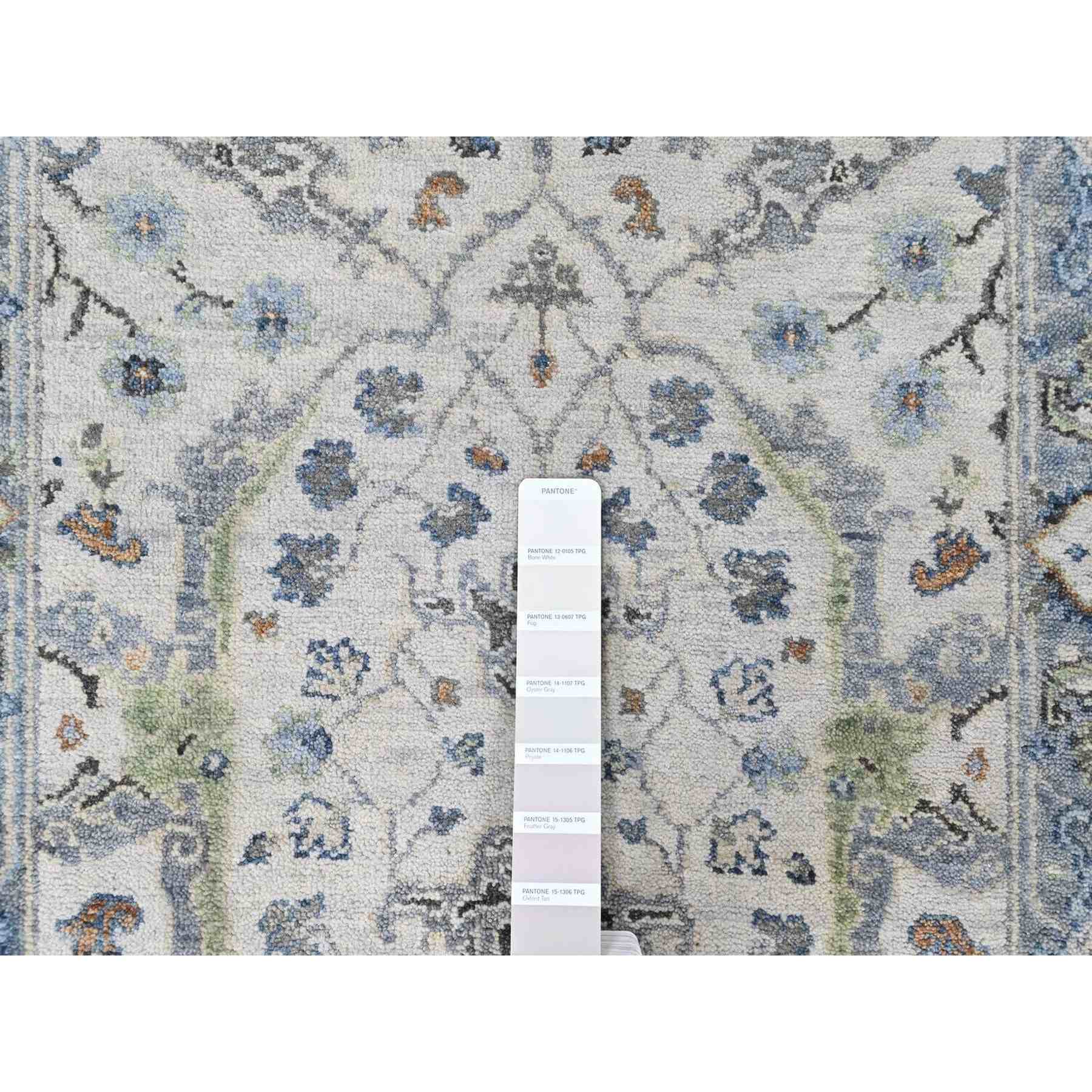 Oushak-And-Peshawar-Hand-Knotted-Rug-52030