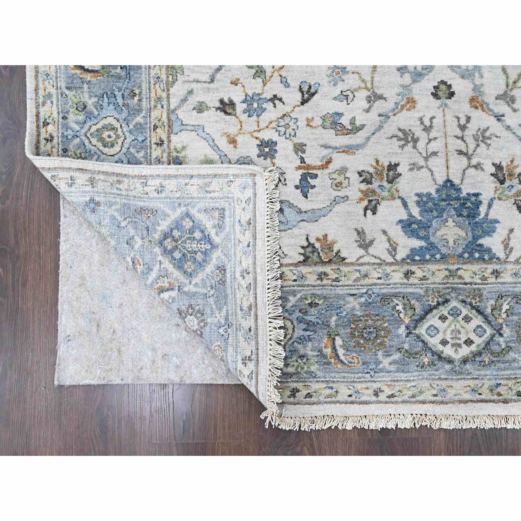 Oushak-And-Peshawar-Hand-Knotted-Rug-52035