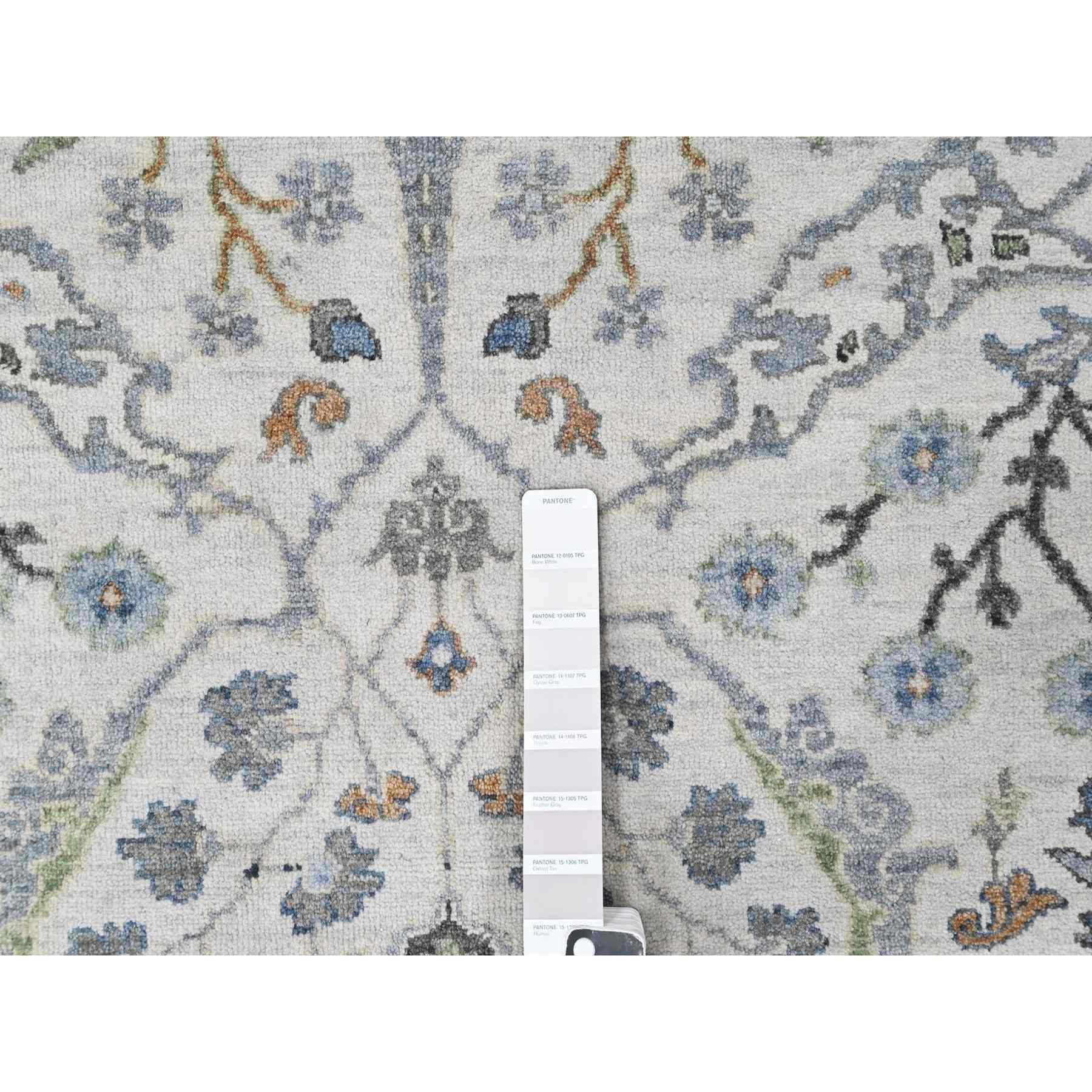 Oushak-And-Peshawar-Hand-Knotted-Rug-52035