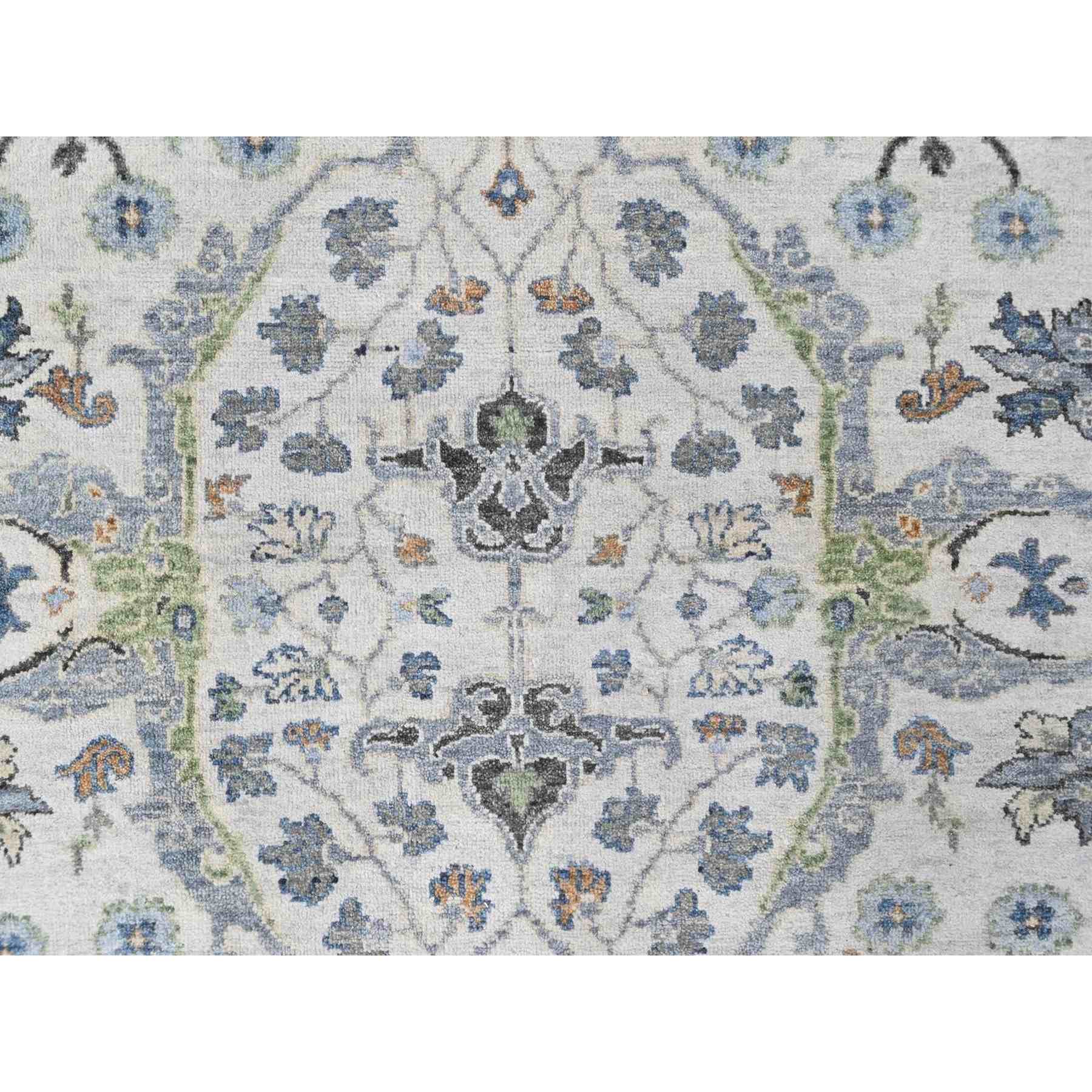 Oushak-And-Peshawar-Hand-Knotted-Rug-52035