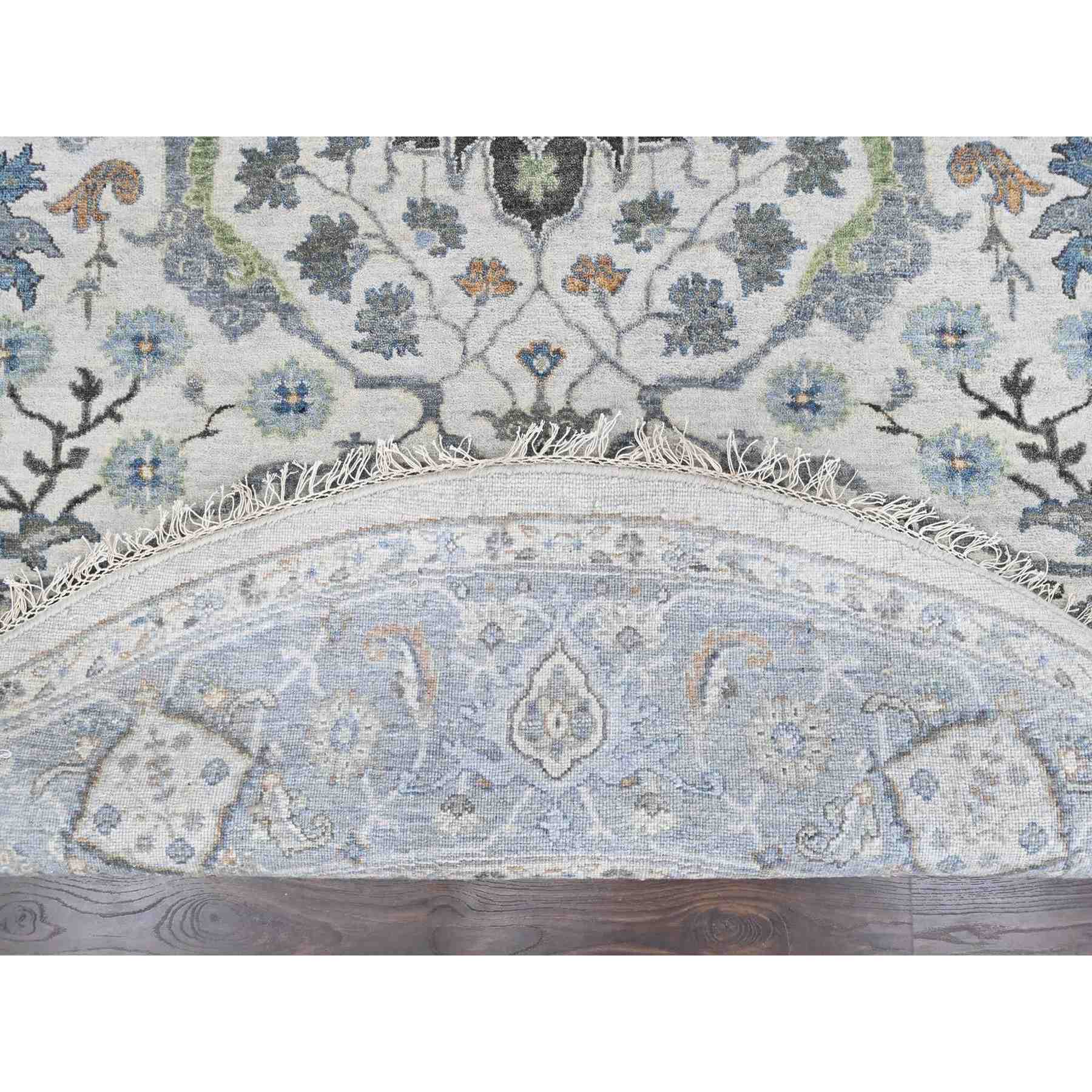 Oushak-And-Peshawar-Hand-Knotted-Rug-52040