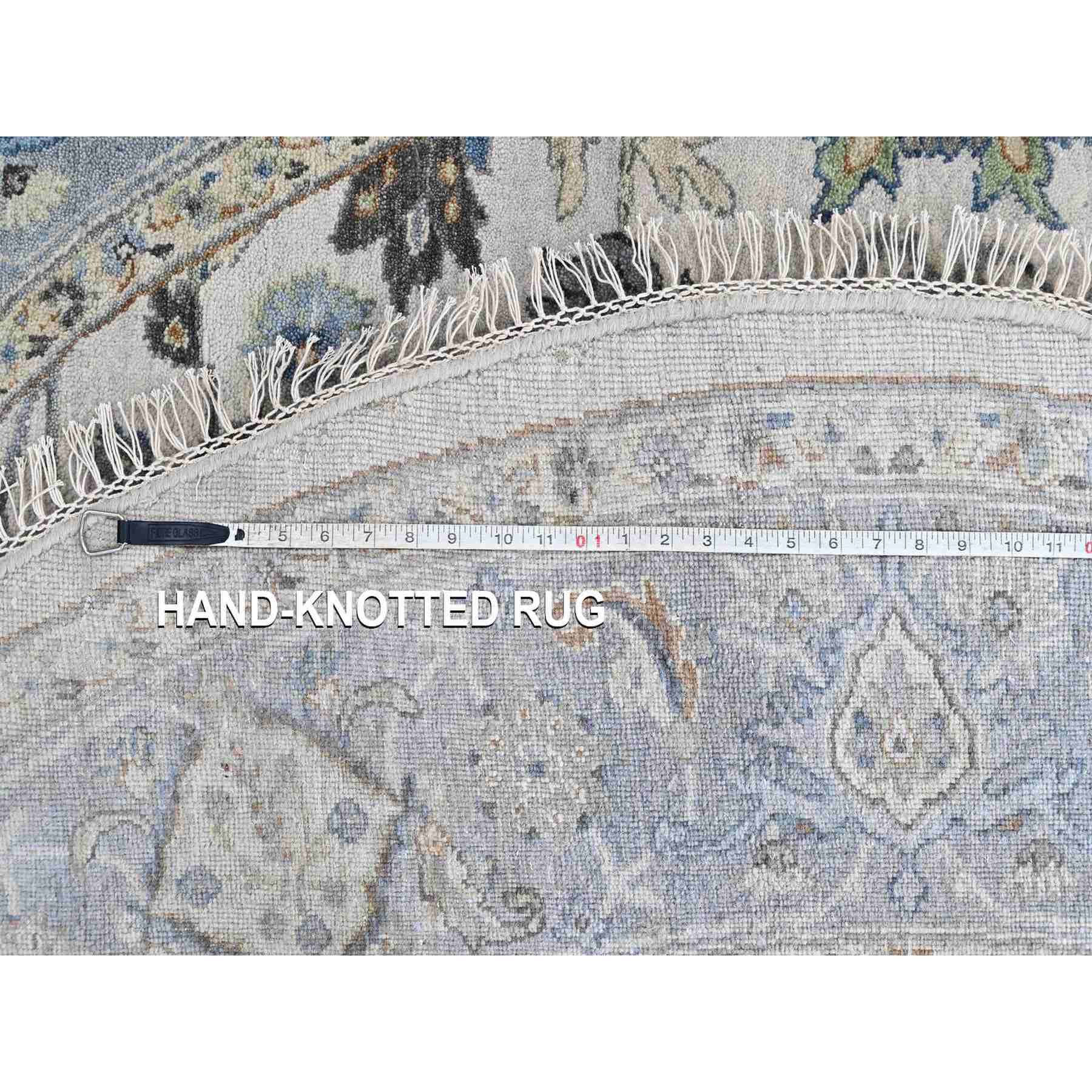 Oushak-And-Peshawar-Hand-Knotted-Rug-52040
