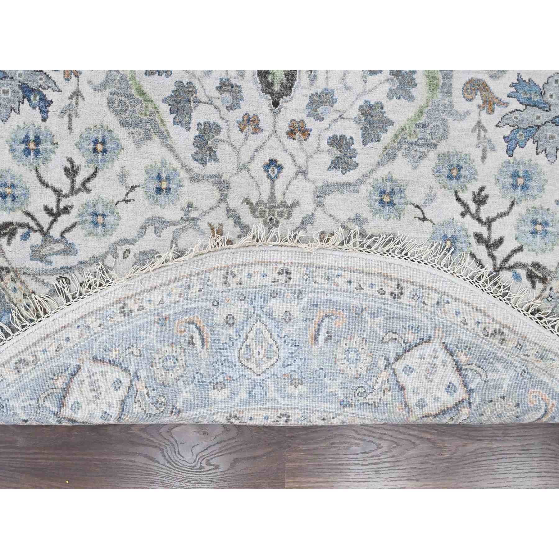 Oushak-And-Peshawar-Hand-Knotted-Rug-52070