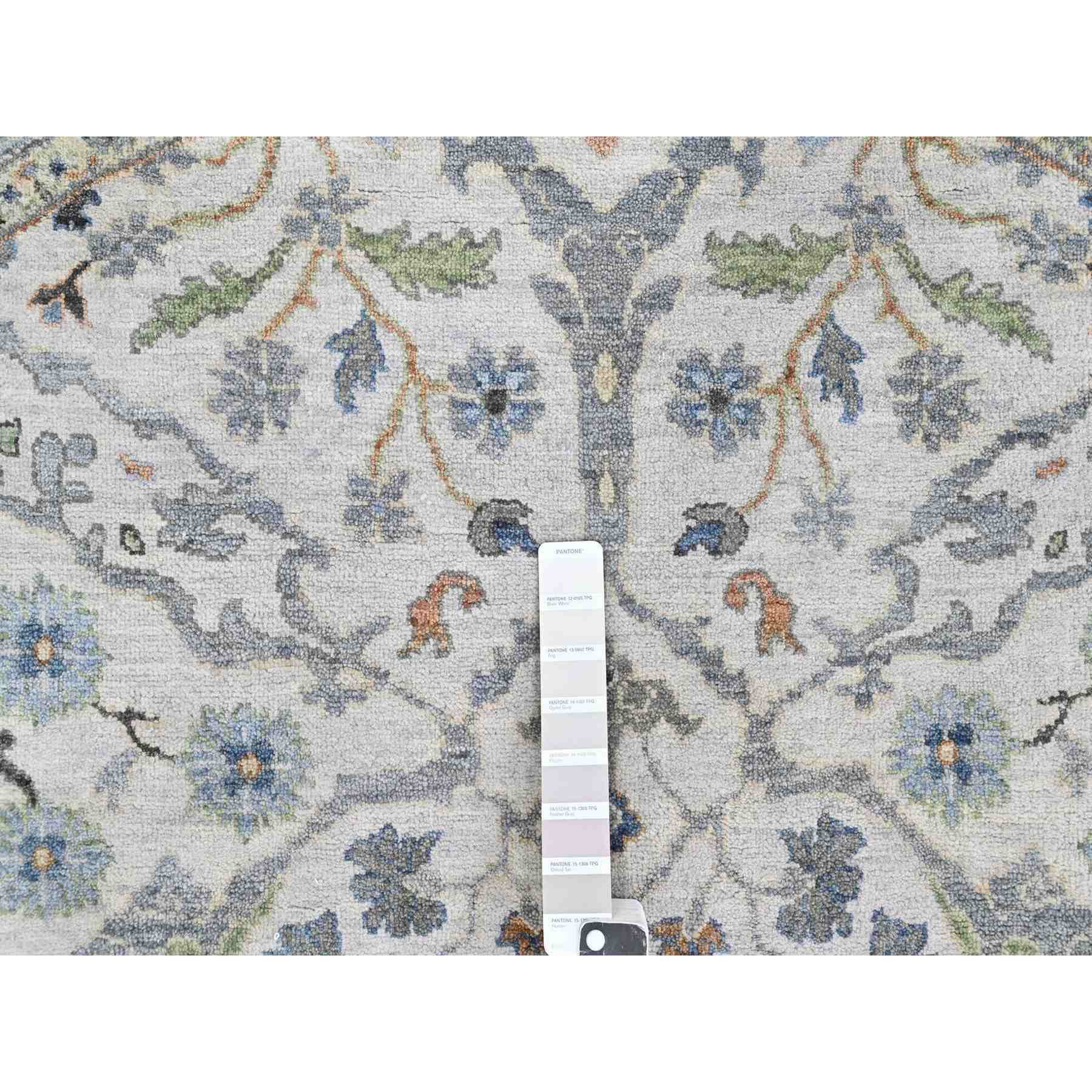 Oushak-And-Peshawar-Hand-Knotted-Rug-52070