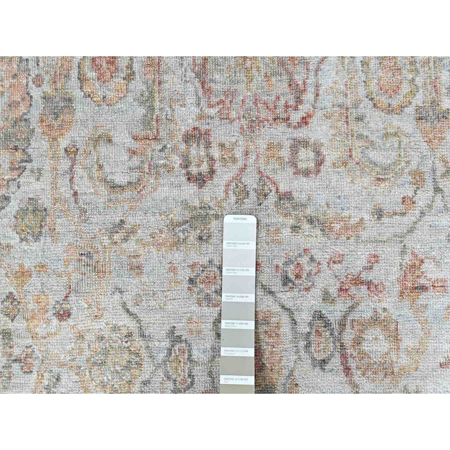 Oushak-And-Peshawar-Hand-Knotted-Rug-52075