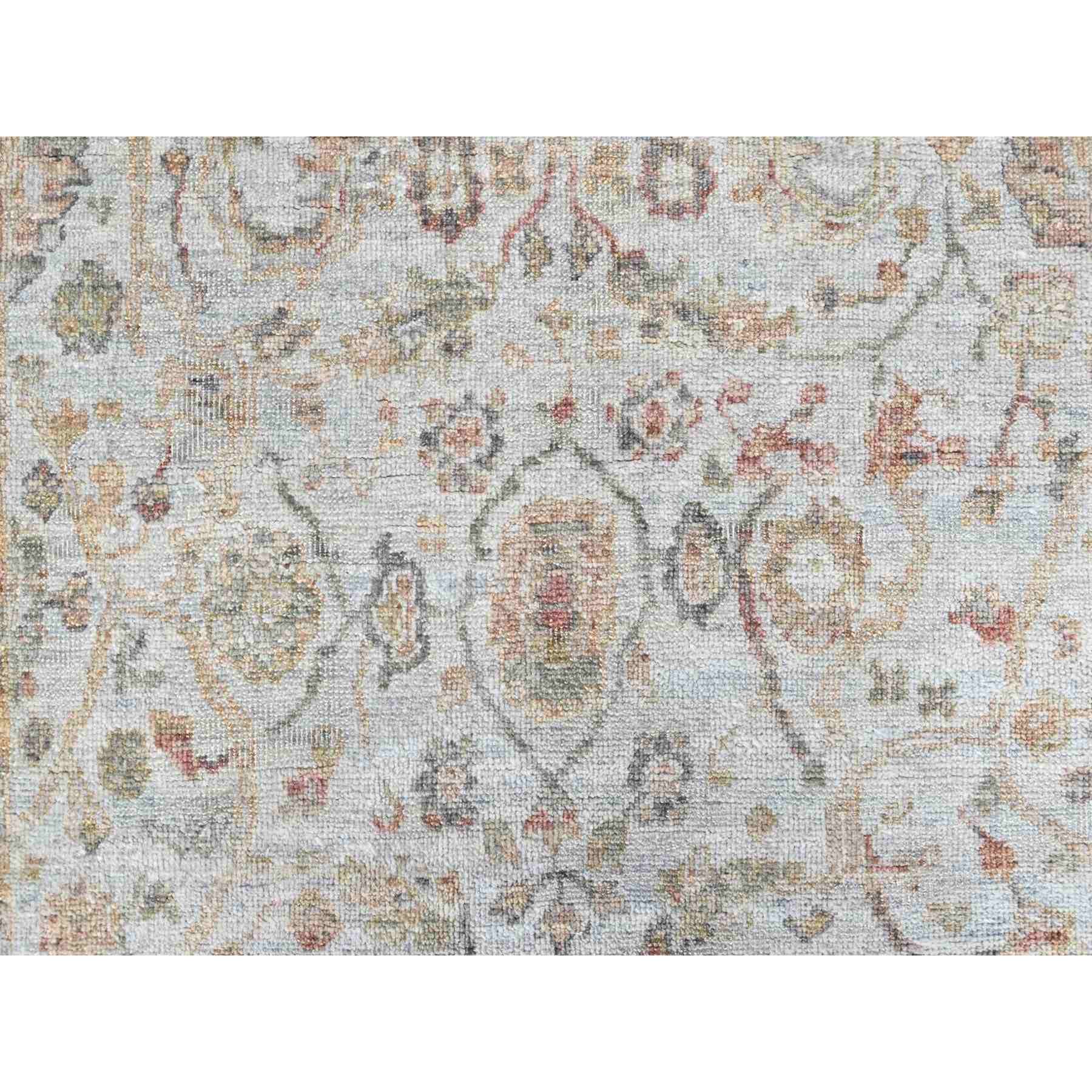 Oushak-And-Peshawar-Hand-Knotted-Rug-52075