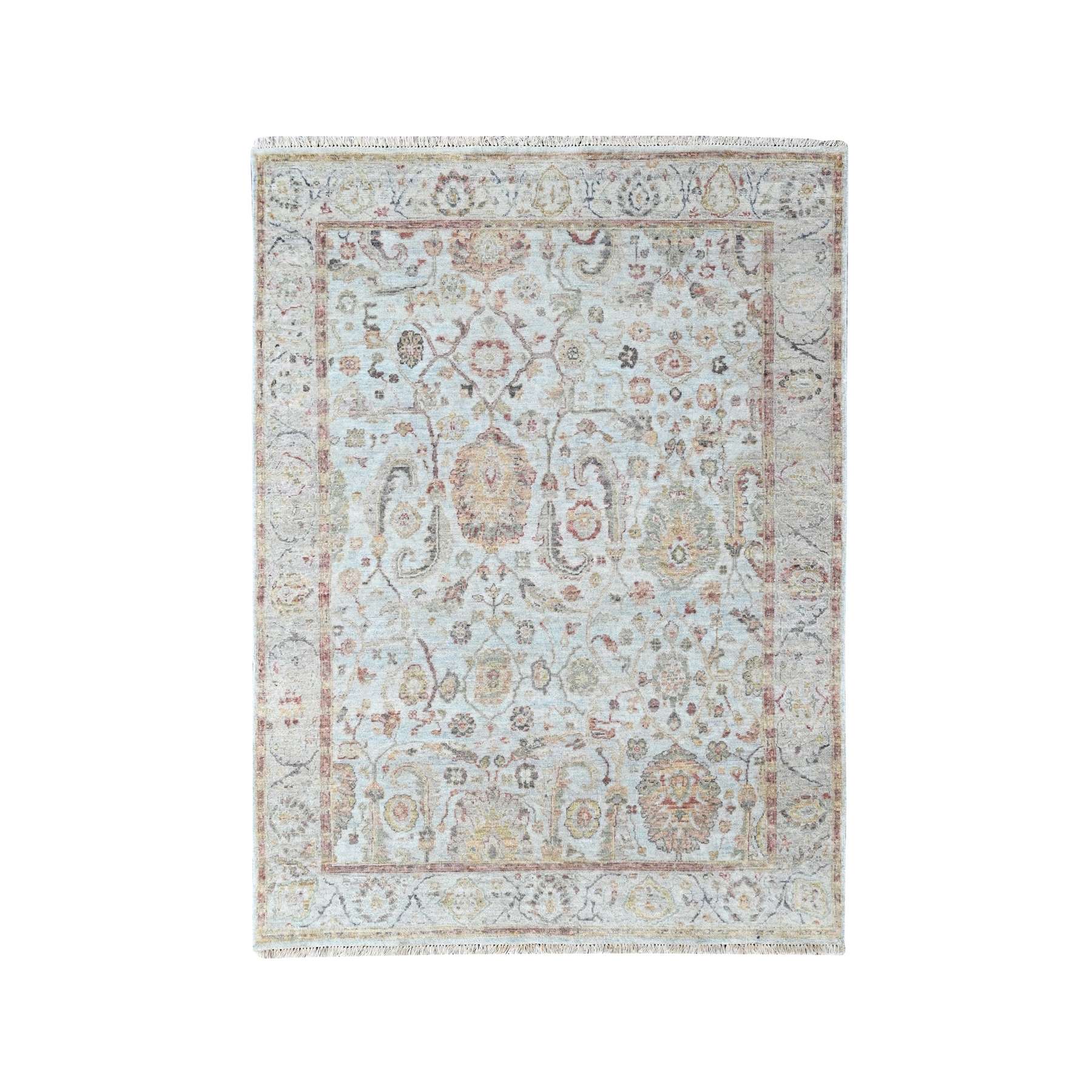 Oushak-And-Peshawar-Hand-Knotted-Rug-52080