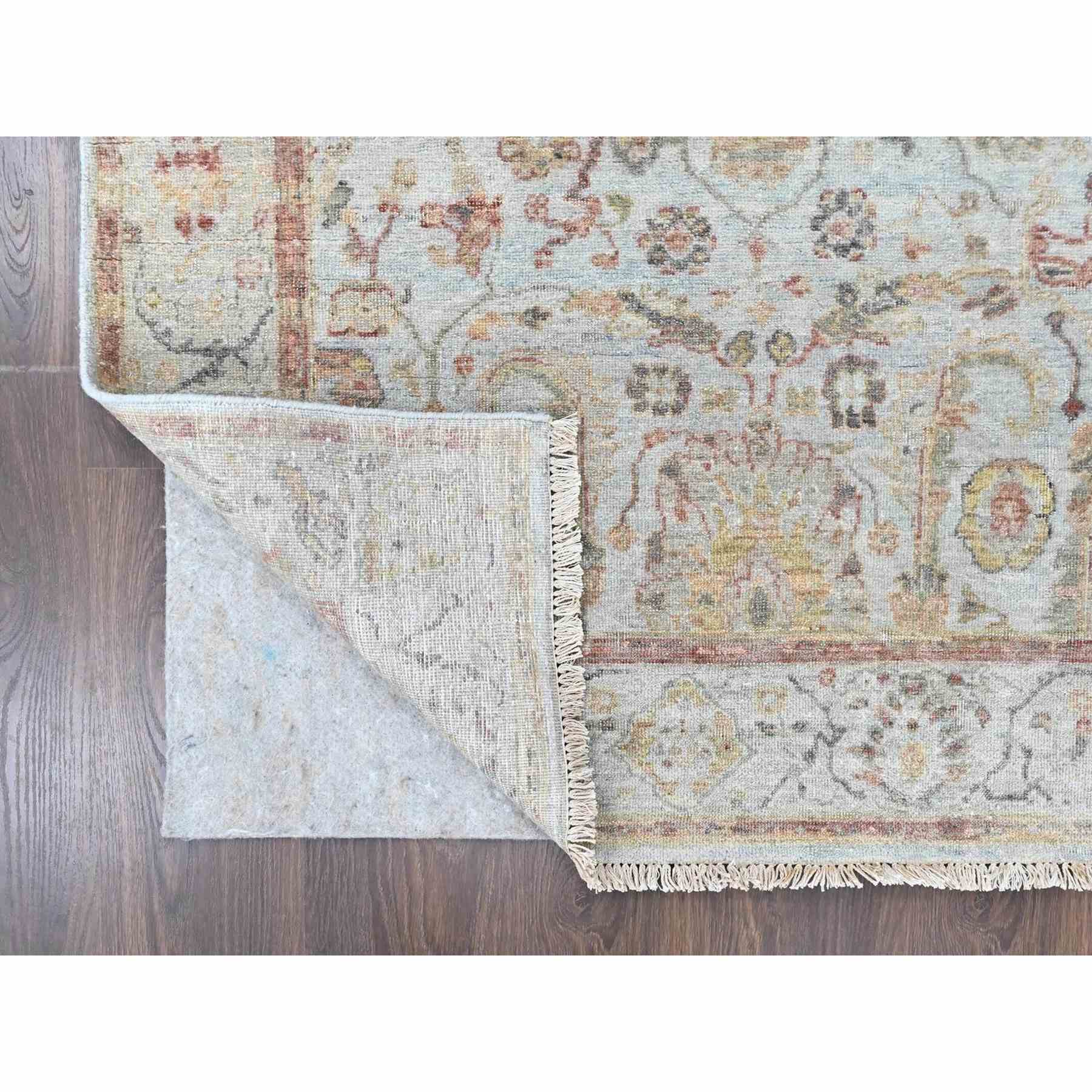 Oushak-And-Peshawar-Hand-Knotted-Rug-52080