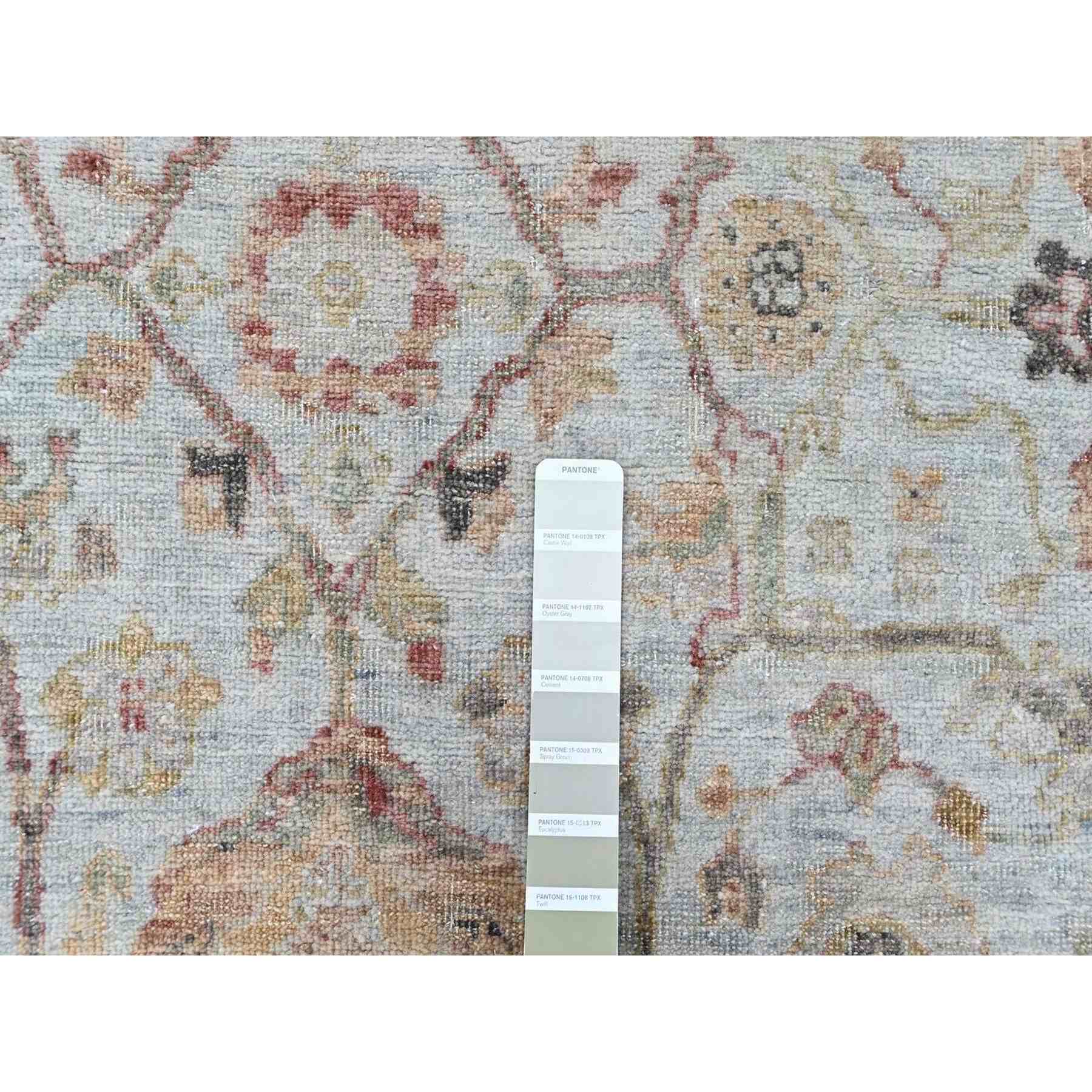 Oushak-And-Peshawar-Hand-Knotted-Rug-52080