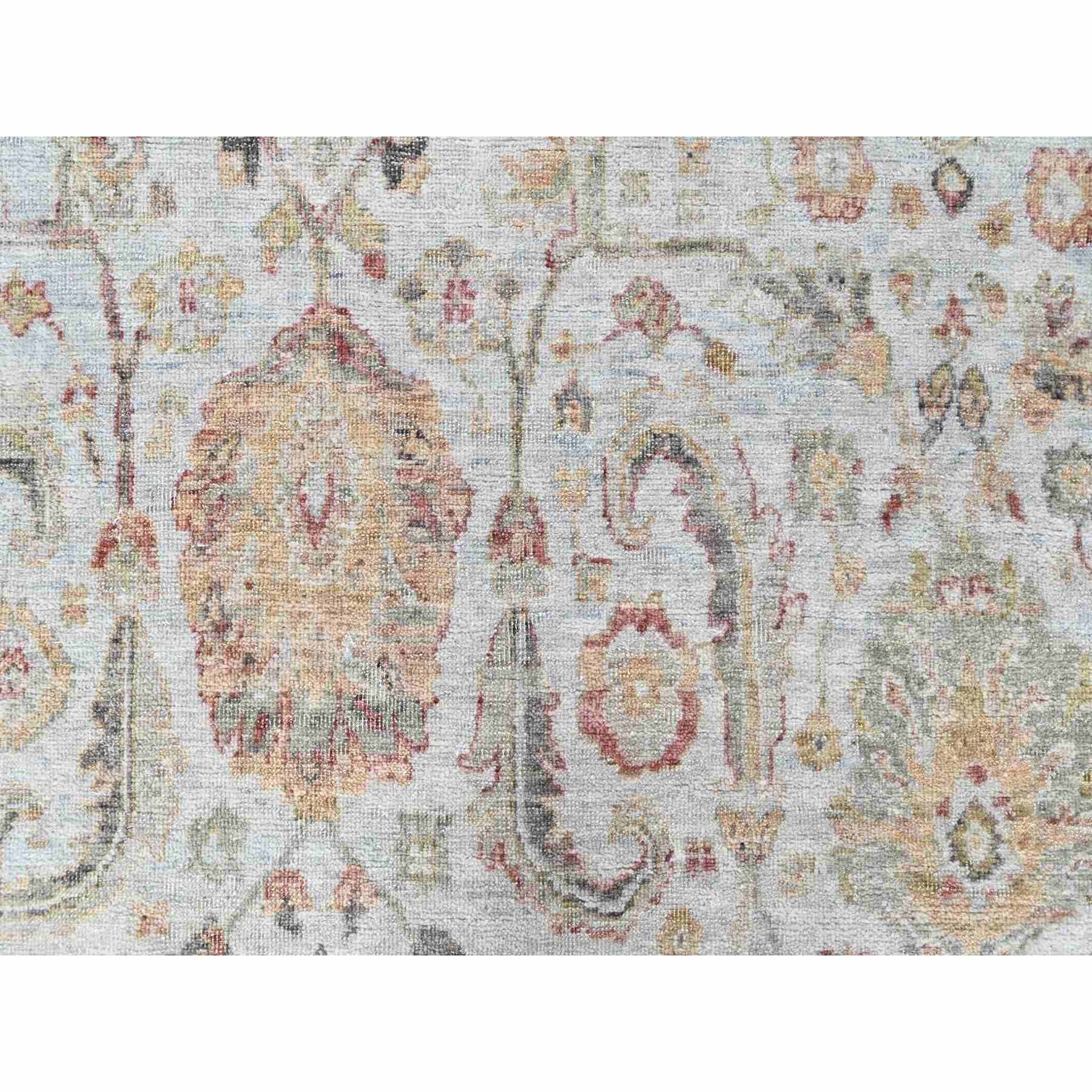 Oushak-And-Peshawar-Hand-Knotted-Rug-52080