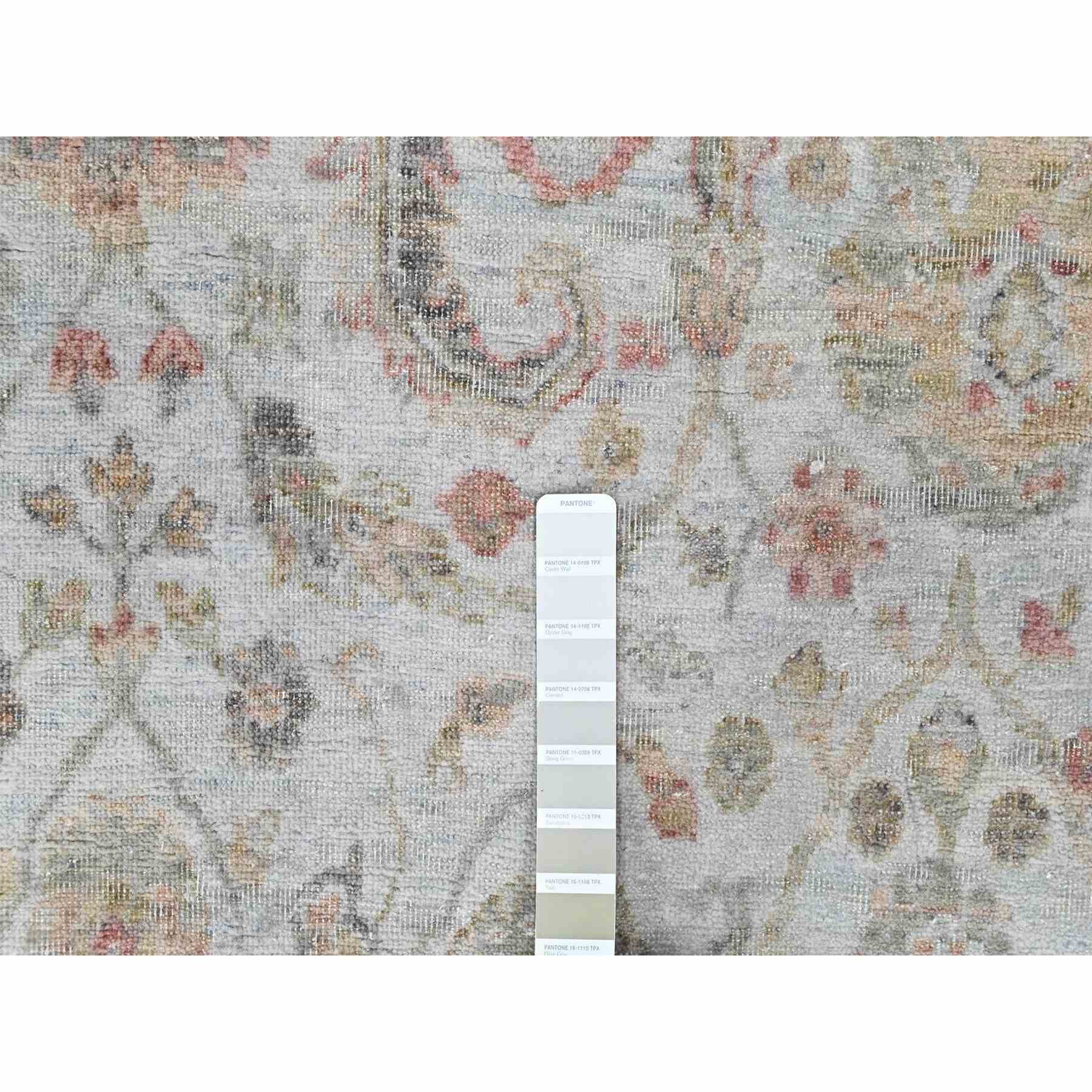 Oushak-And-Peshawar-Hand-Knotted-Rug-52085