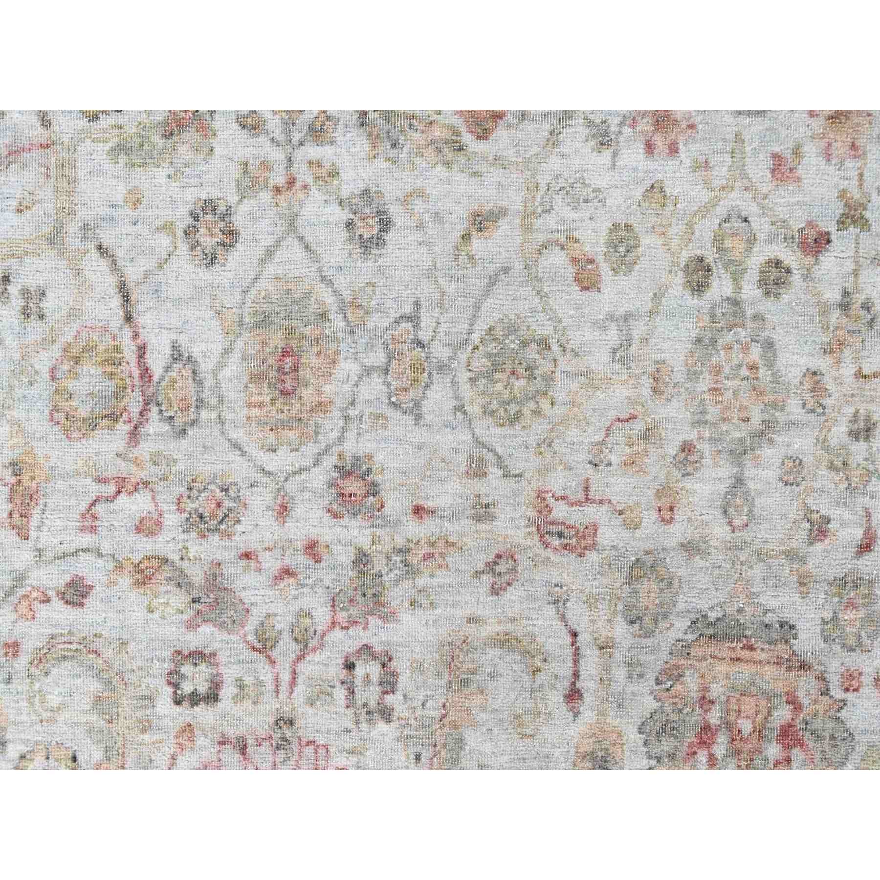 Oushak-And-Peshawar-Hand-Knotted-Rug-52085