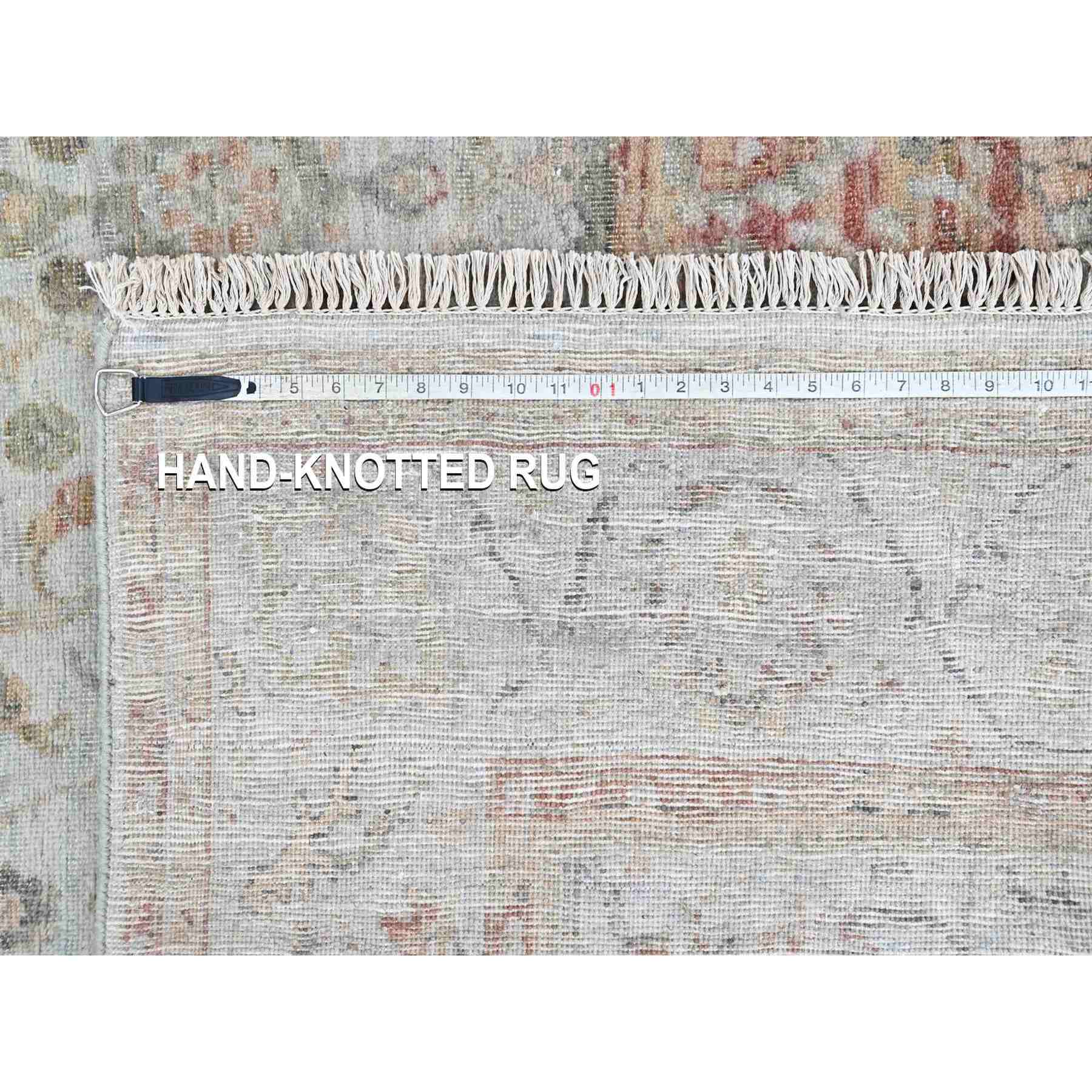 Oushak-And-Peshawar-Hand-Knotted-Rug-52085