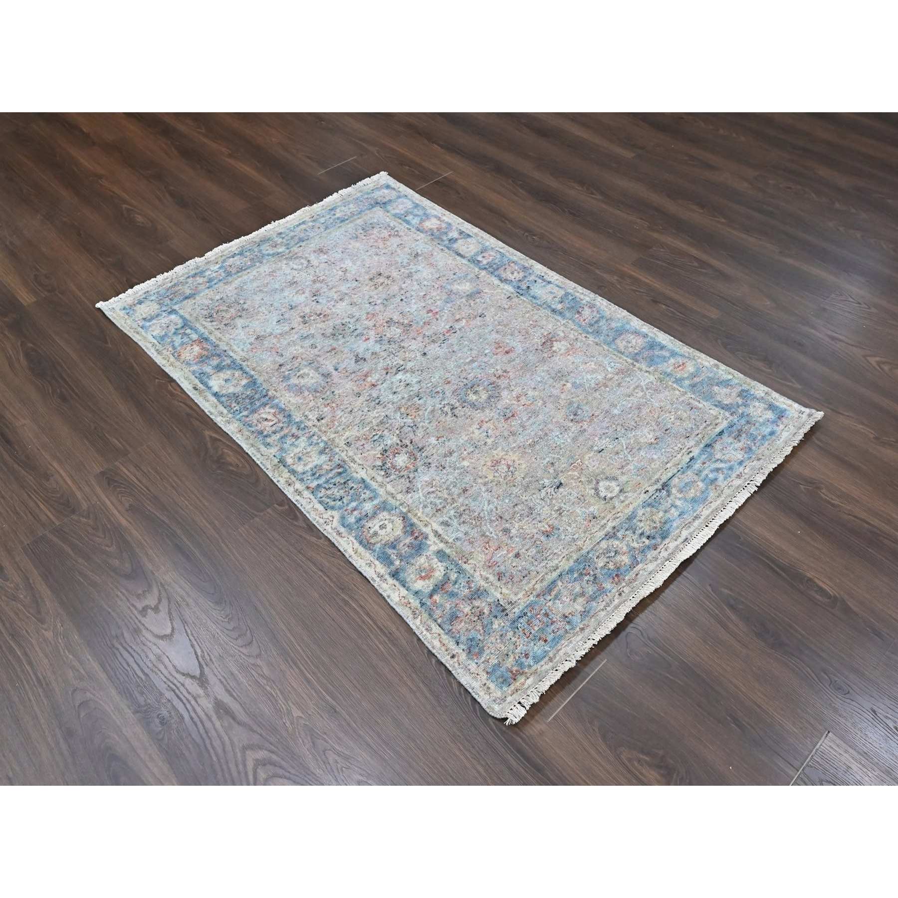 Oushak-And-Peshawar-Hand-Knotted-Rug-52095