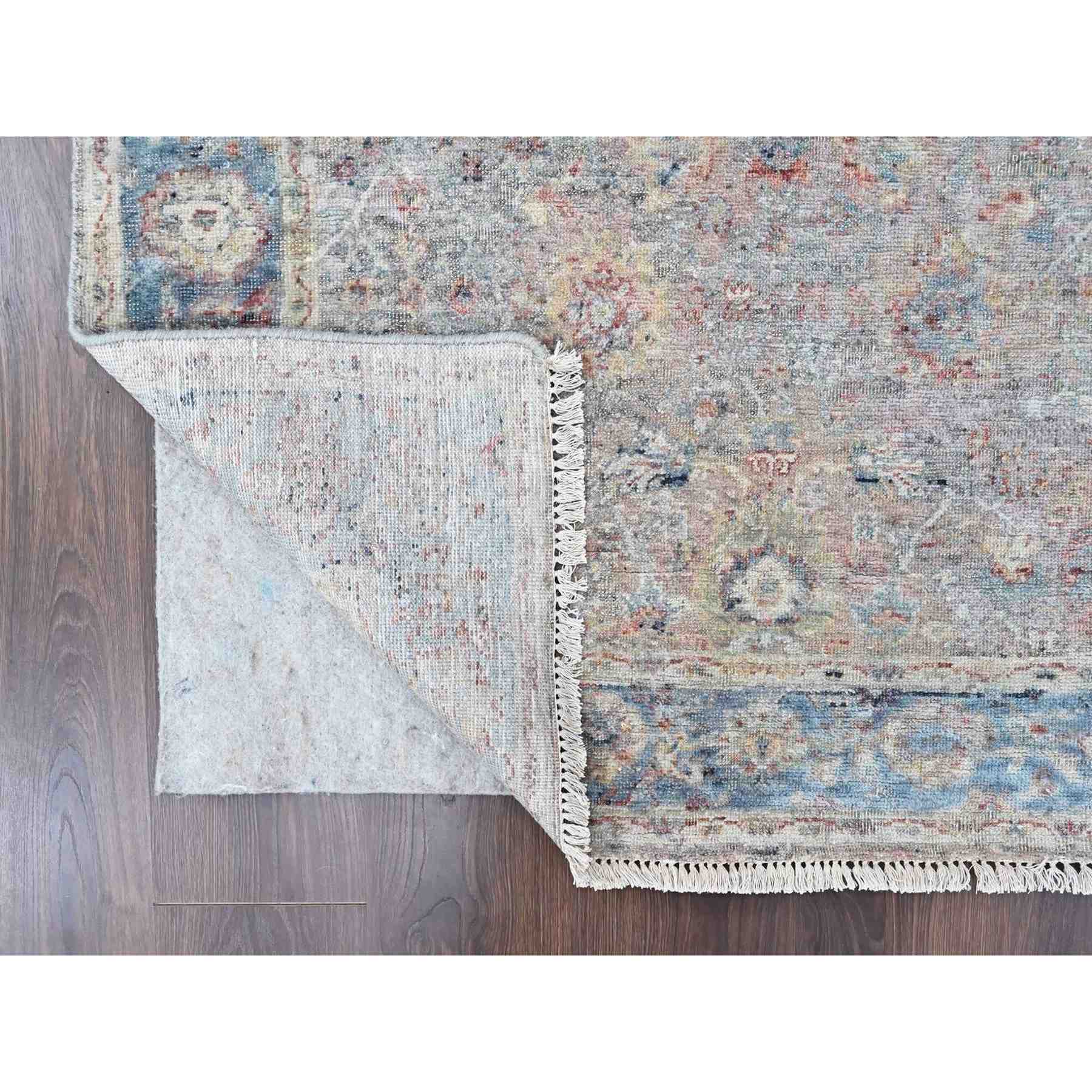 Oushak-And-Peshawar-Hand-Knotted-Rug-52095