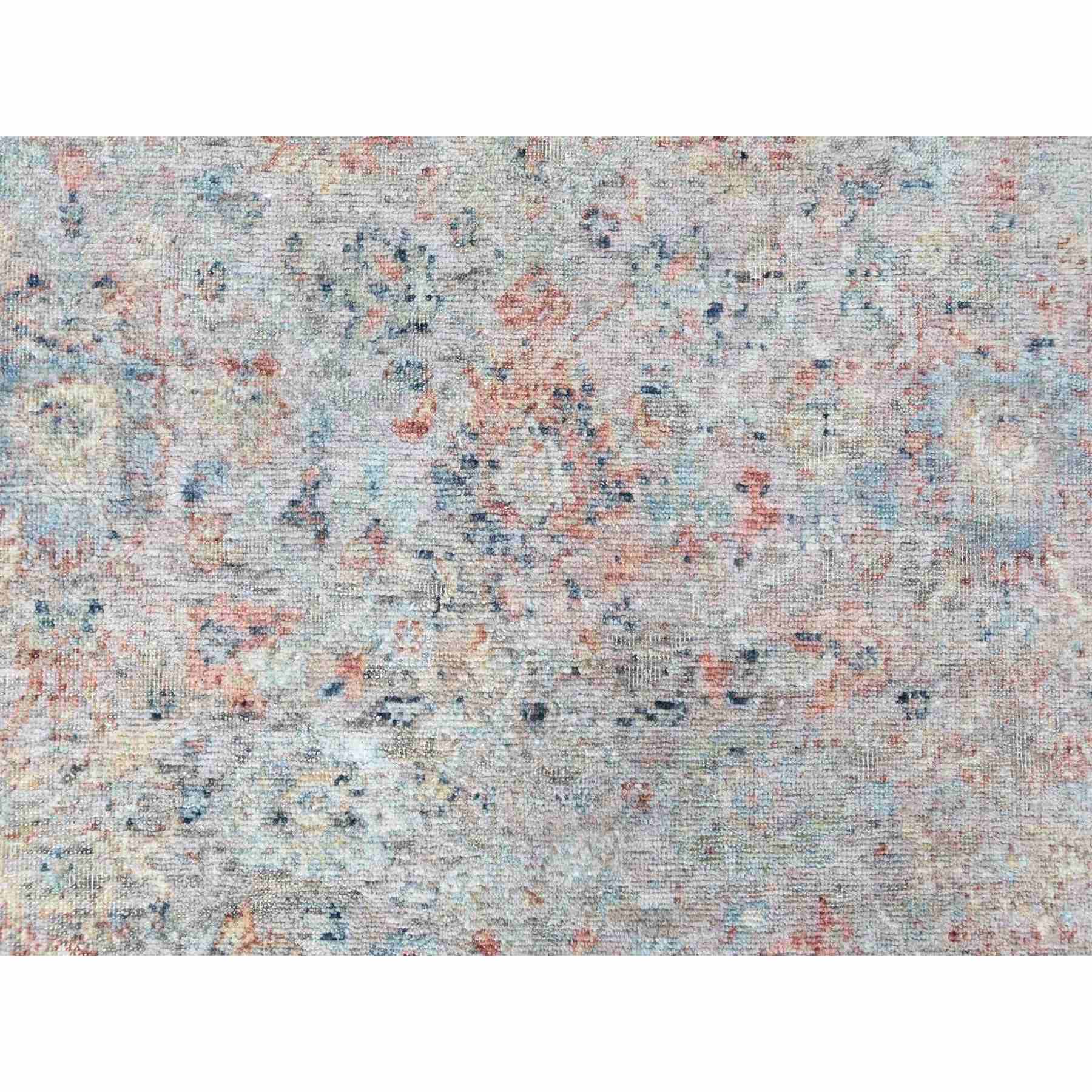 Oushak-And-Peshawar-Hand-Knotted-Rug-52095