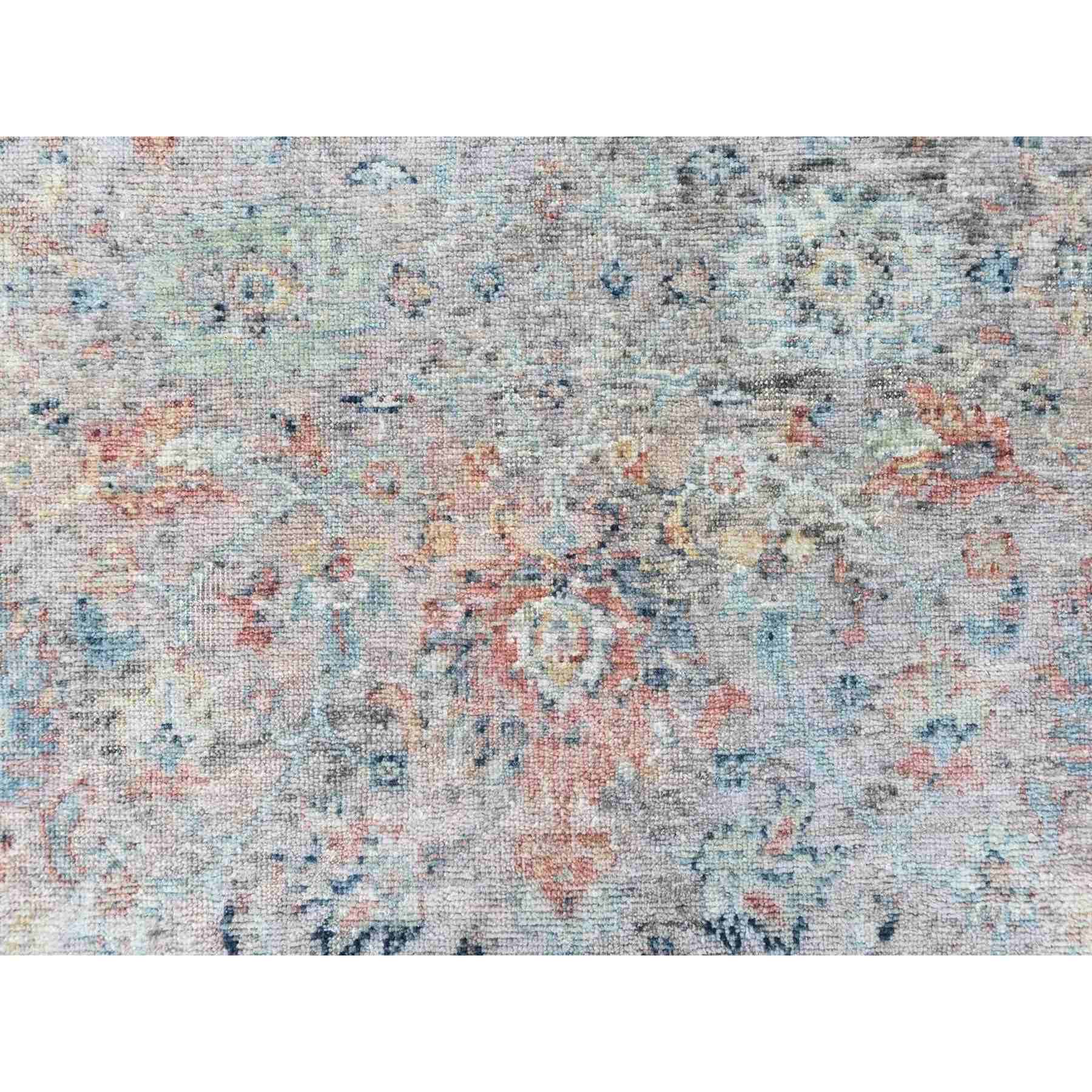 Oushak-And-Peshawar-Hand-Knotted-Rug-52100