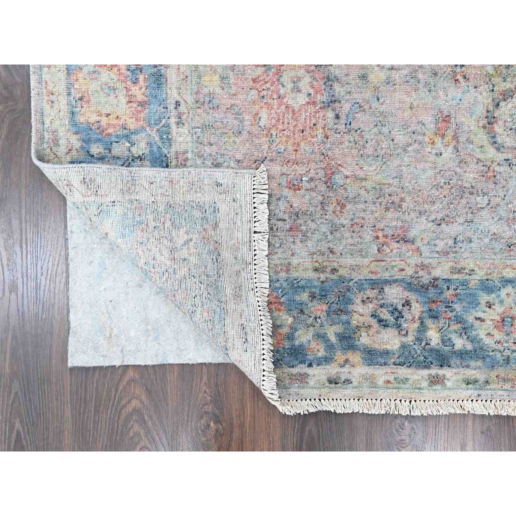 Oushak-And-Peshawar-Hand-Knotted-Rug-52105