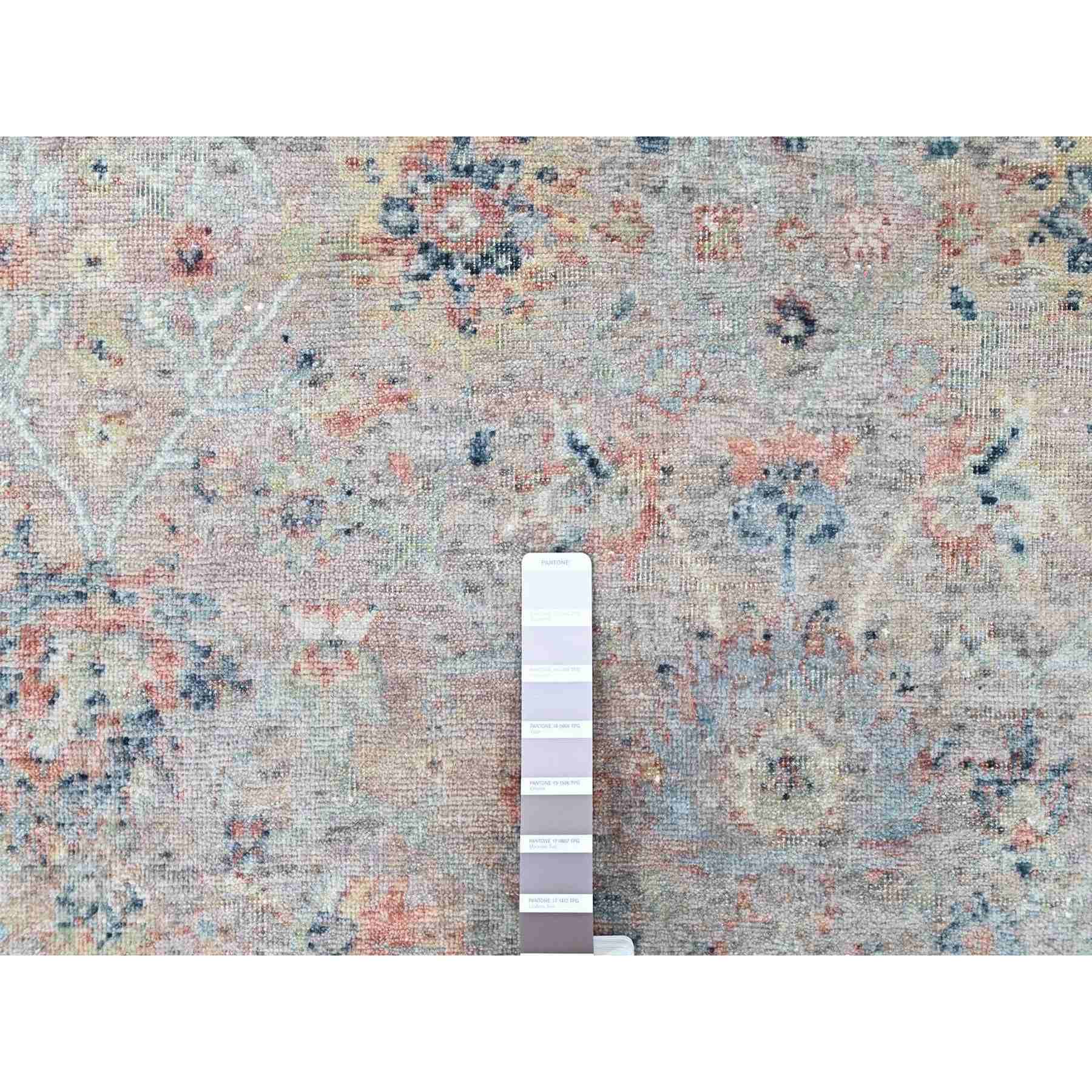 Oushak-And-Peshawar-Hand-Knotted-Rug-52105