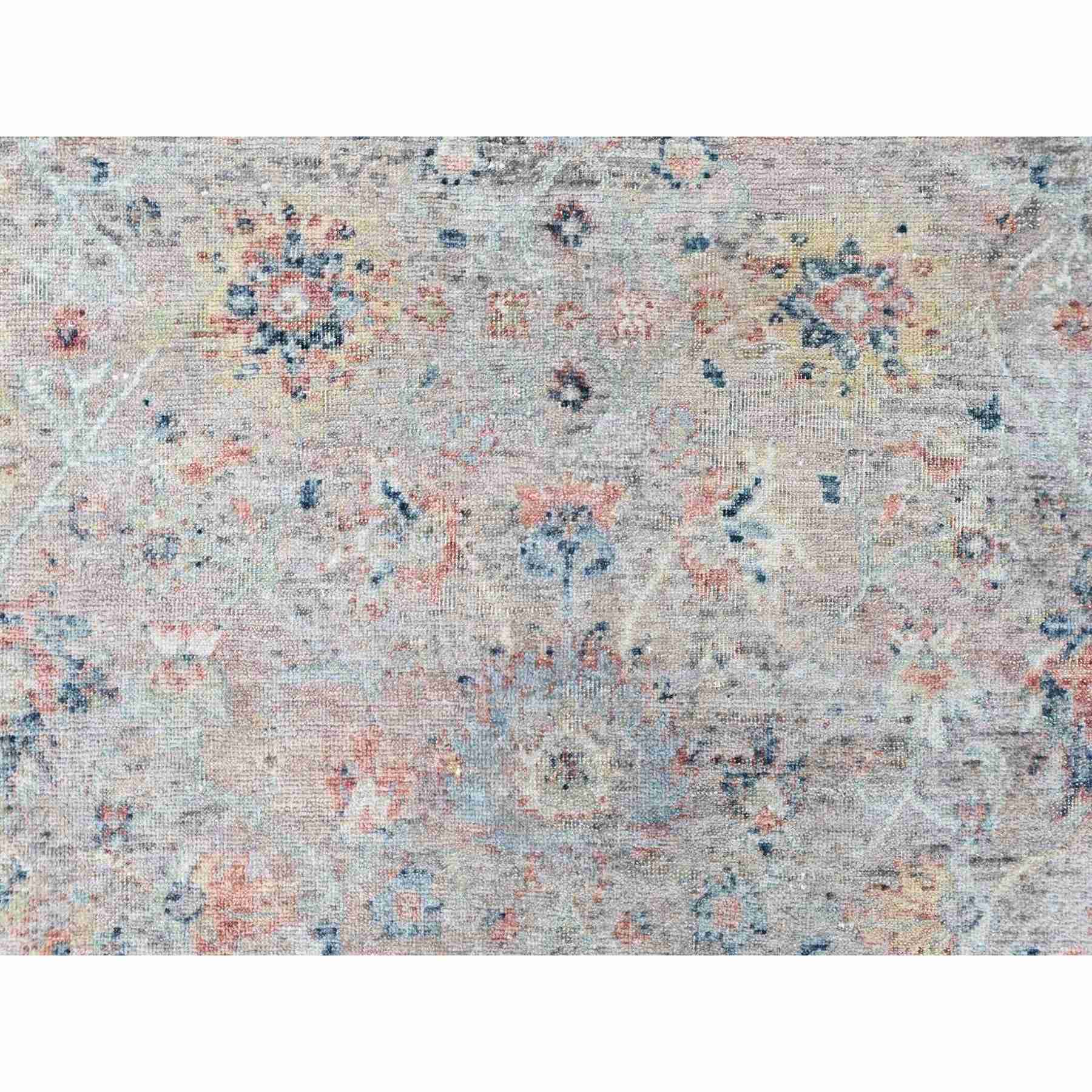 Oushak-And-Peshawar-Hand-Knotted-Rug-52105