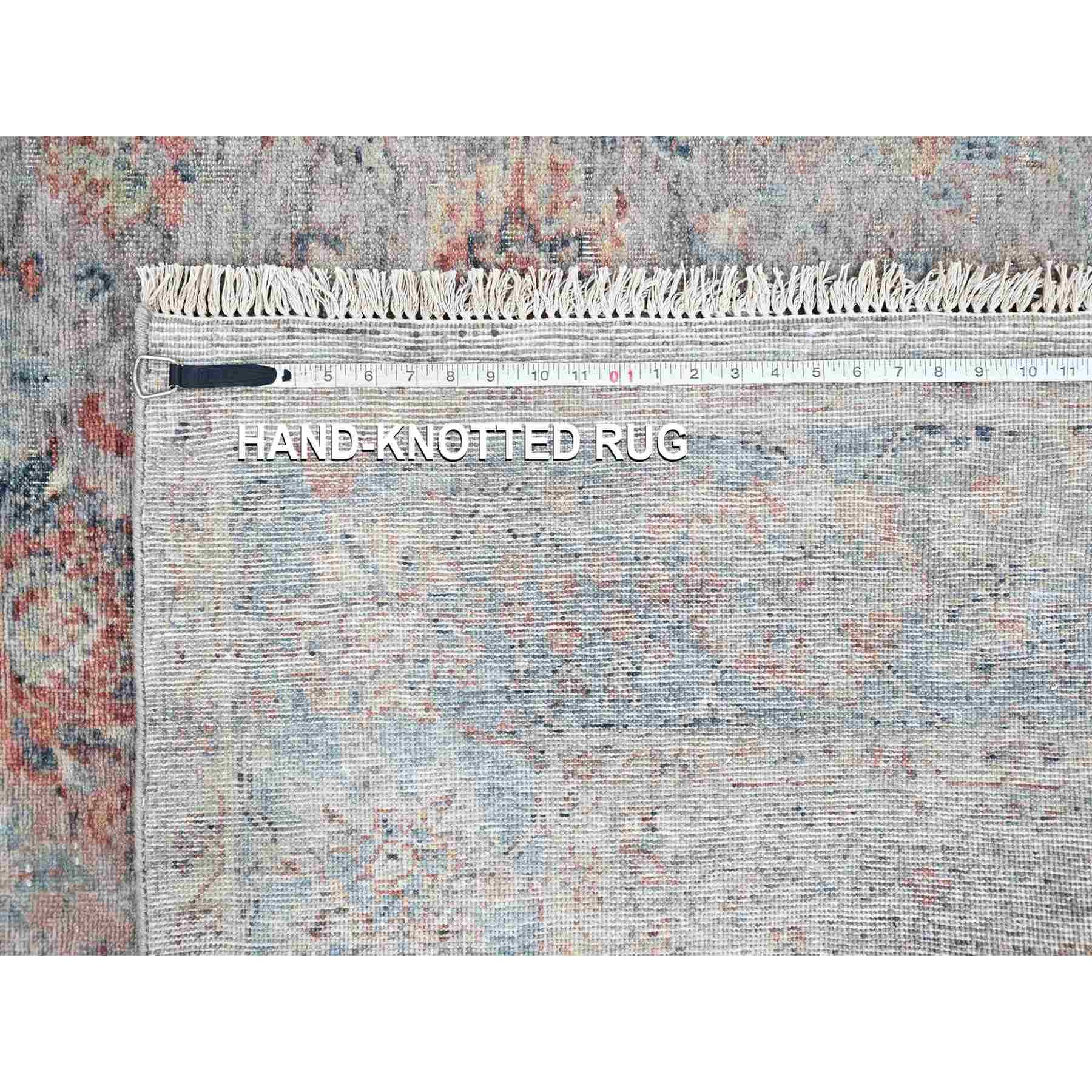 Oushak-And-Peshawar-Hand-Knotted-Rug-52105
